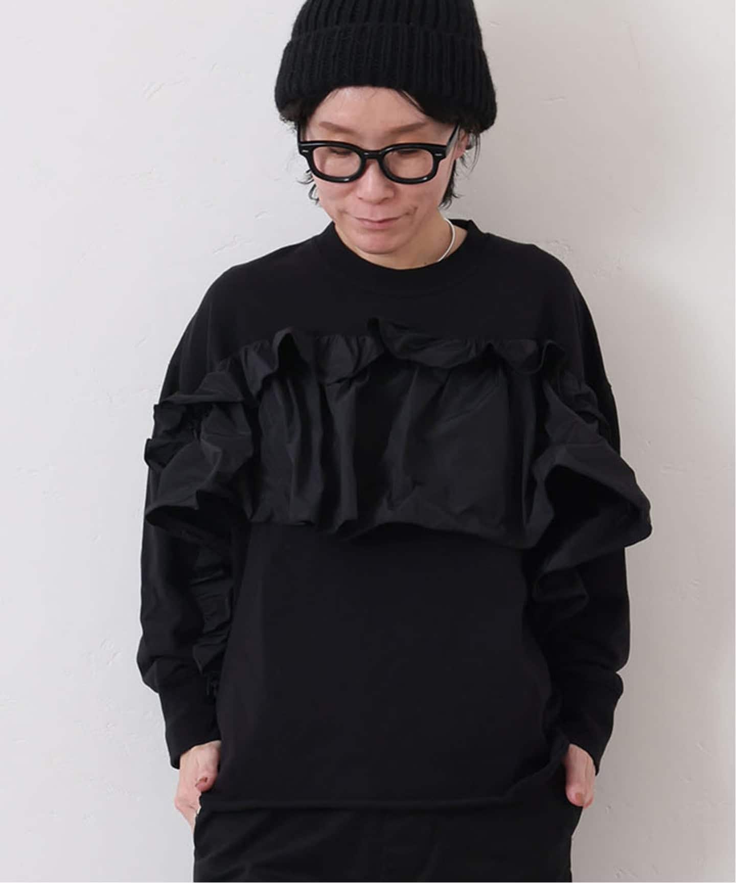 タフタ フリルプルオーバー（その他トップス）｜journal standard luxe