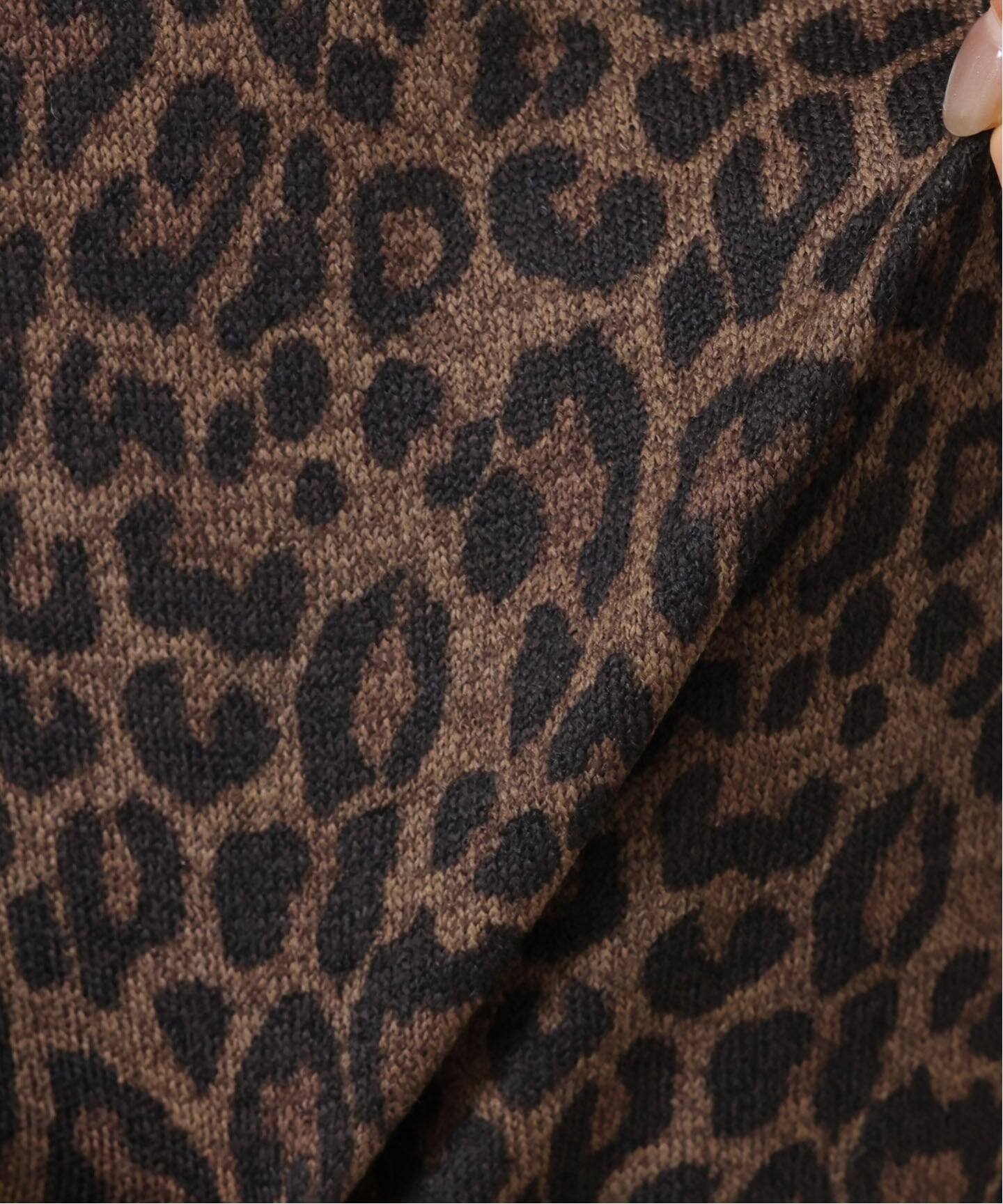 ジャーナルスタンダードラックス⭐︎レオパードフーディ ブラウン　新品 レオパード フーディ（パーカー）｜journal standard luxe（ジャーナル