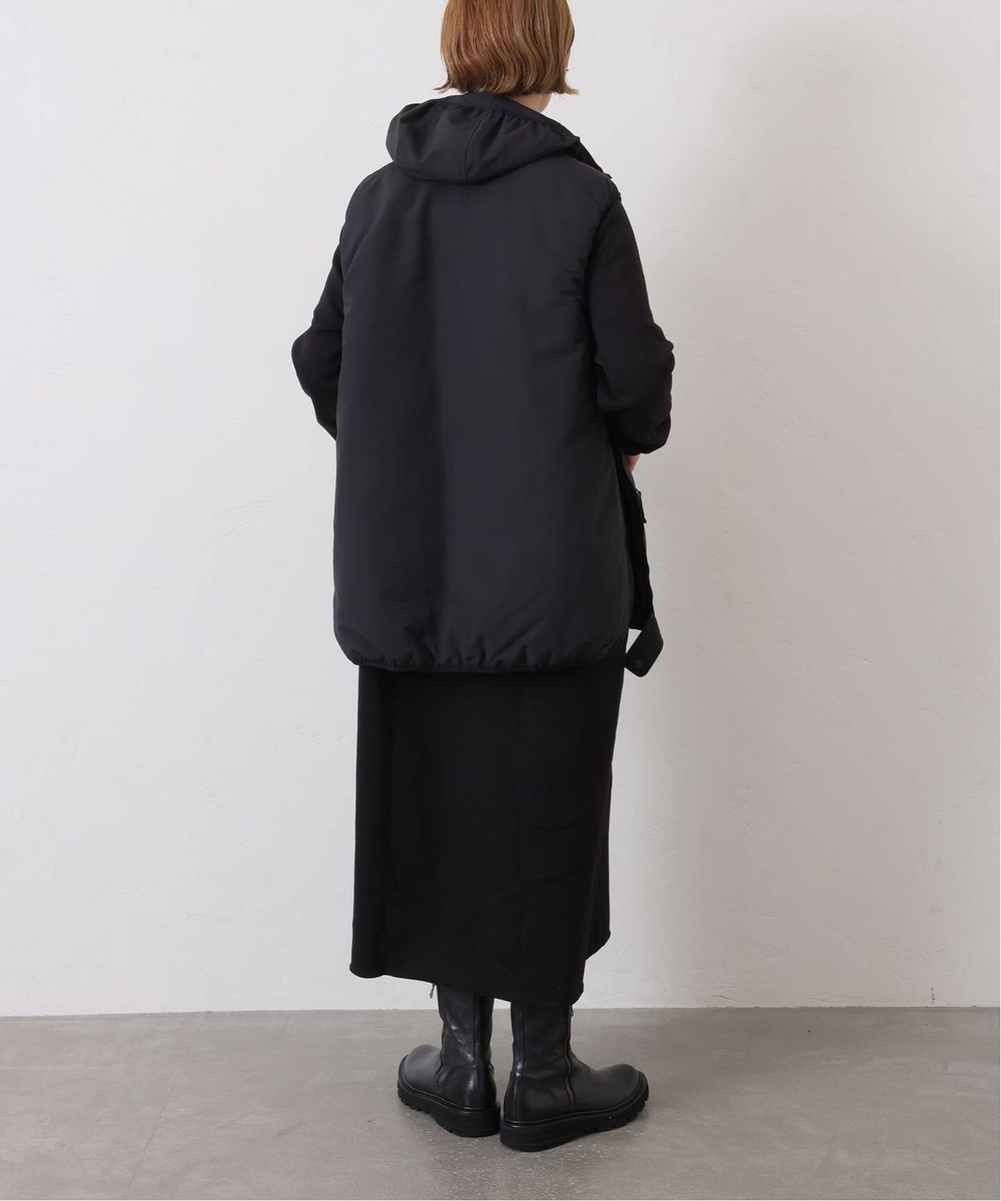 美品 ジャーナルスタンダード ラックス ボンバーワンピース BK 追加予約2》ボンバー ワンピース（ワンピース）｜journal standard