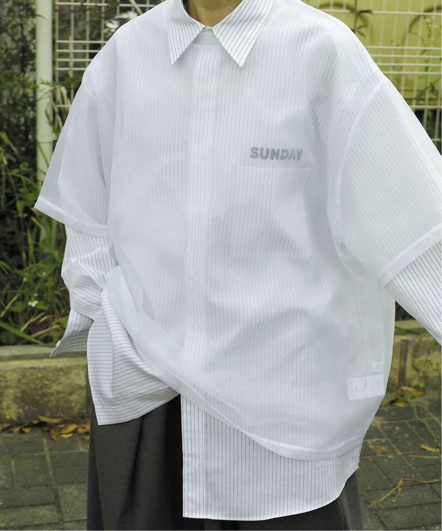 ジャーナルスタンダードラックスSUNDAY Sheer Tシャツ SUNDAY Sheer Tシャツ（Tシャツ／カットソー）｜journal