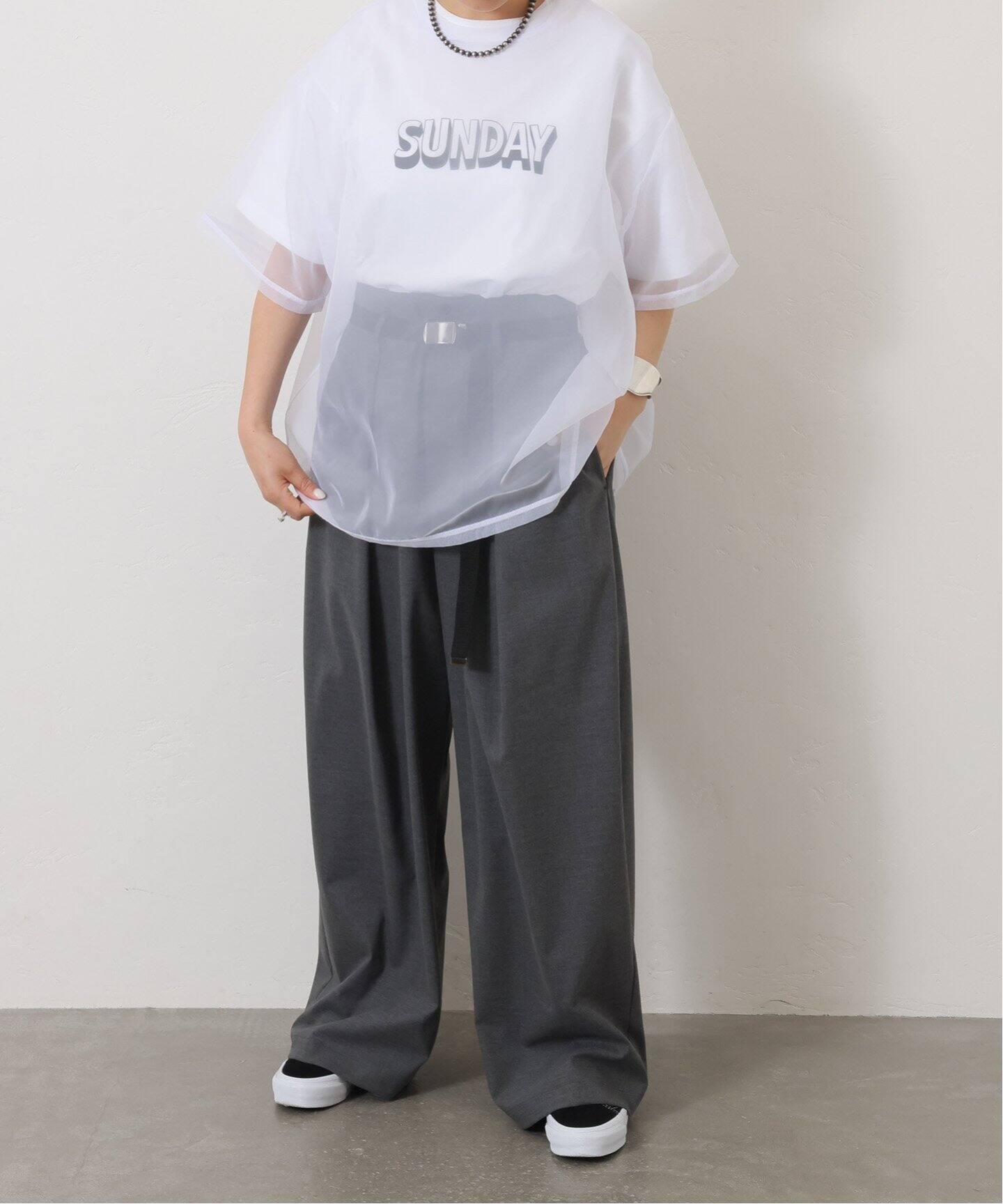 SUNDAY プリントT（Tシャツ／カットソー）｜journal standard
