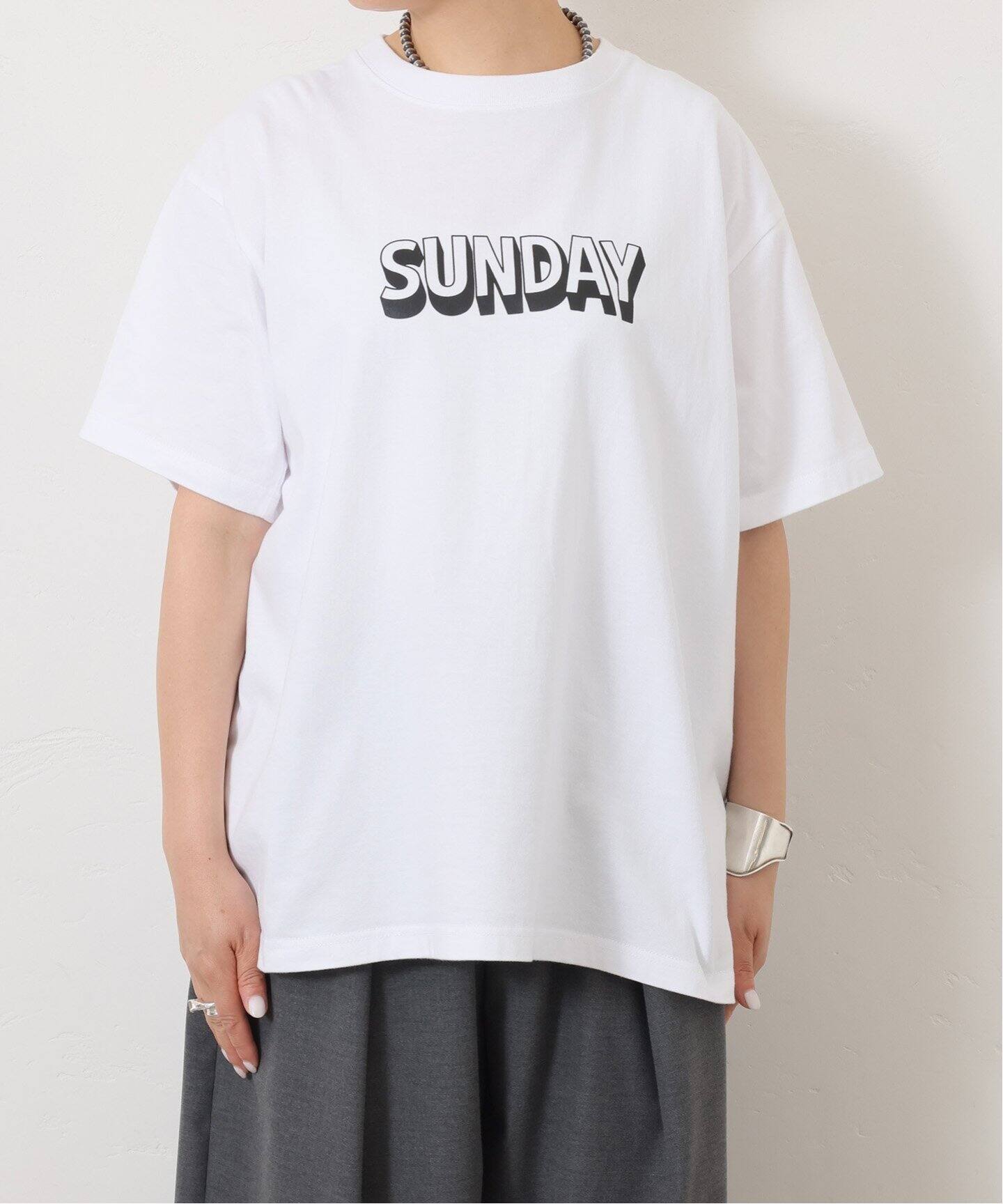 SUNDAY プリントT（Tシャツ／カットソー）｜journal standard