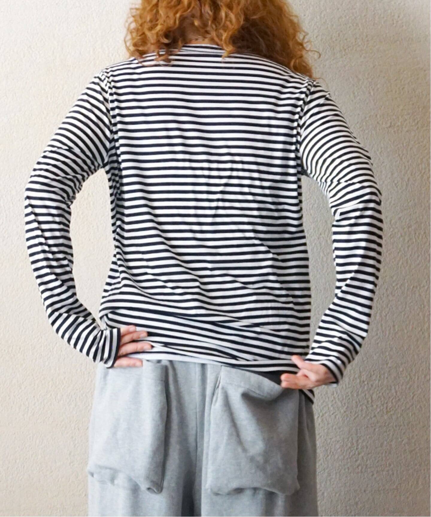 コンパクトボーダー プルオーバー（Tシャツ／カットソー）｜journal