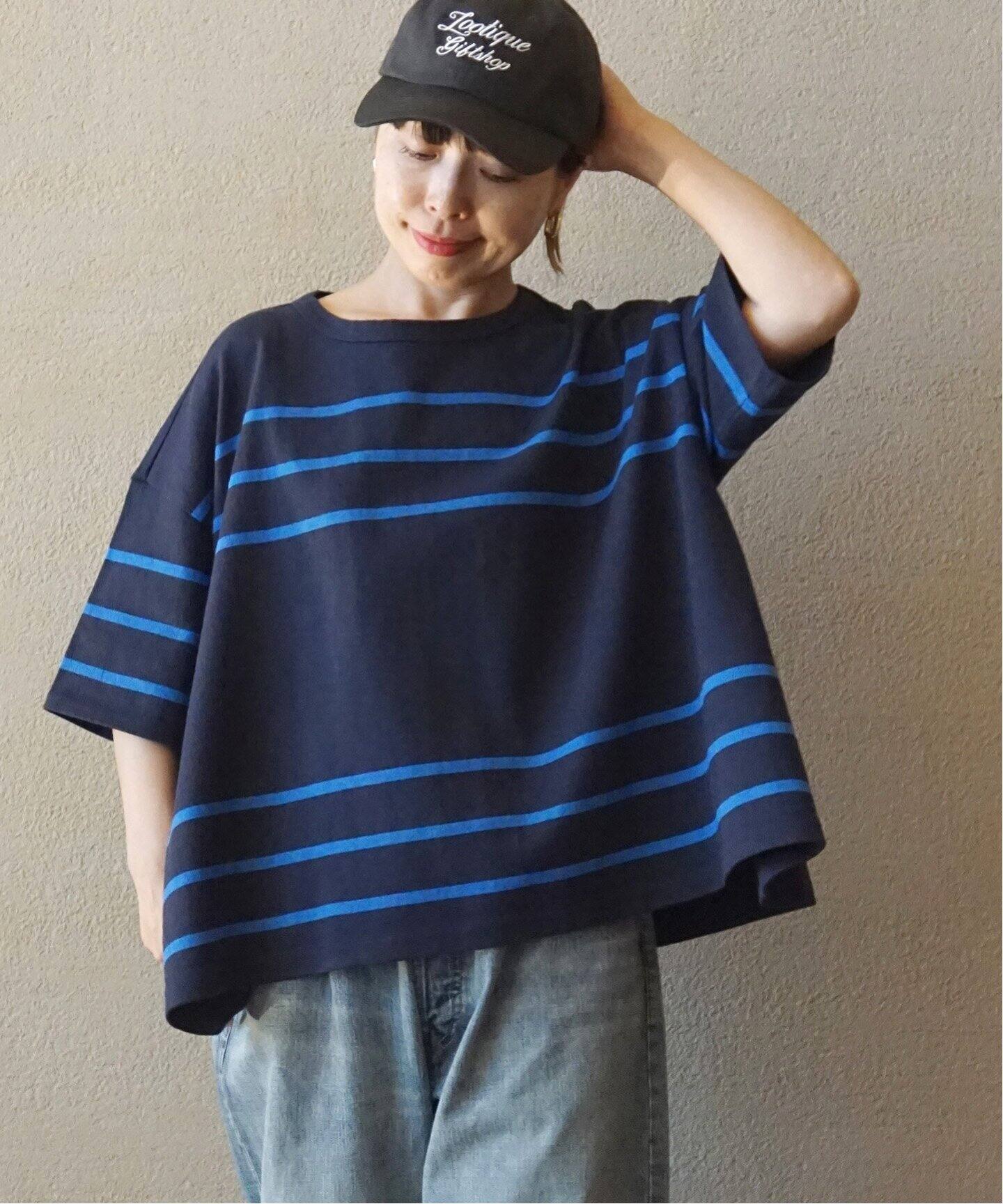 ボーダー タックフレアーT（Tシャツ／カットソー）｜journal standard