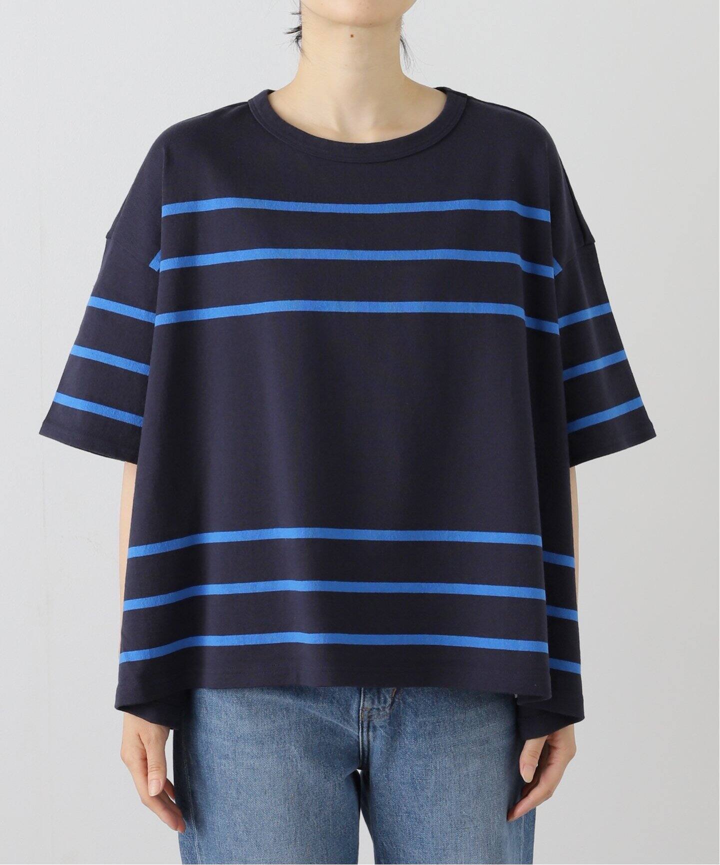 ボーダー タックフレアーT（Tシャツ／カットソー）｜journal standard 