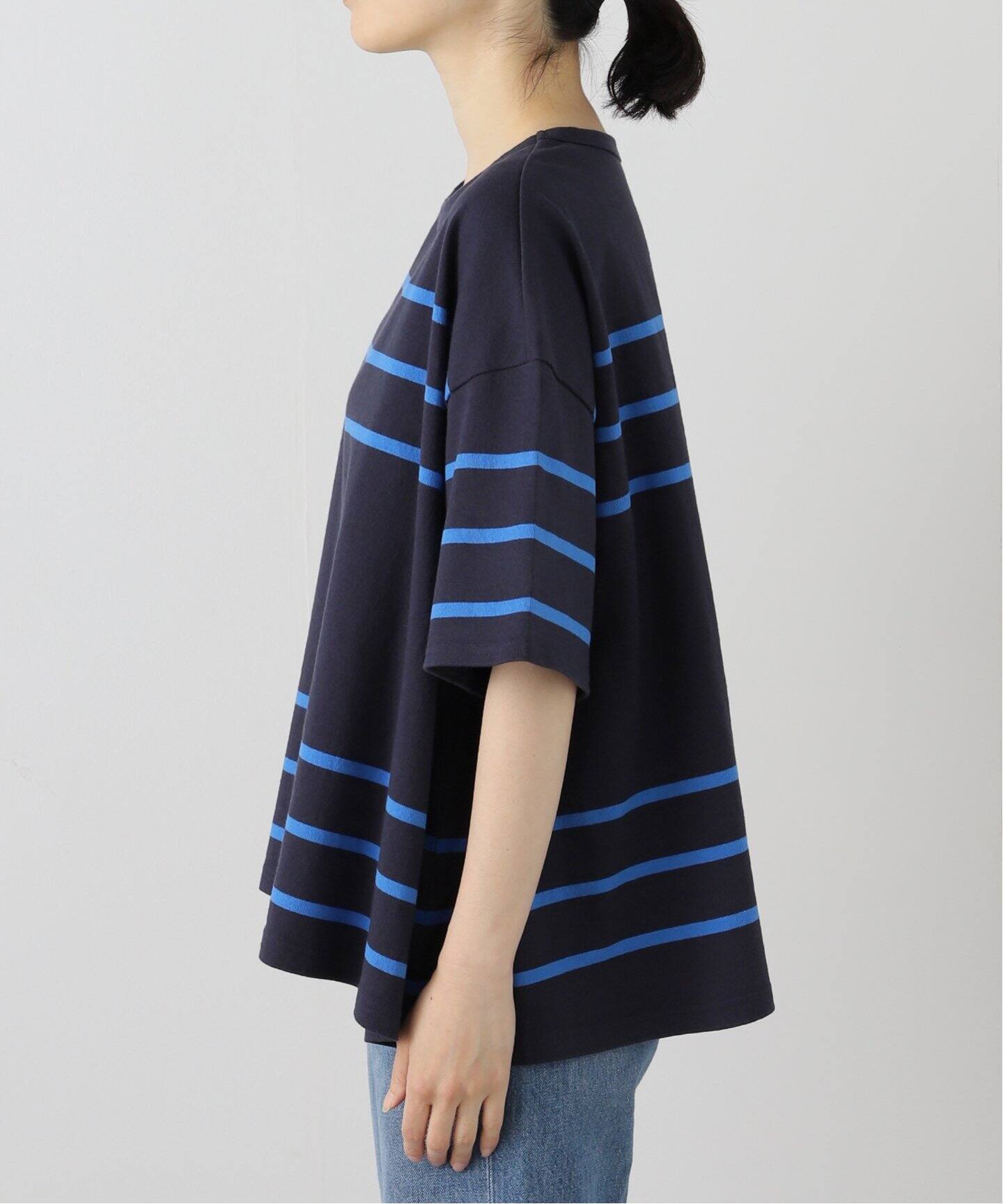 ボーダー タックフレアーT（Tシャツ／カットソー）｜journal standard