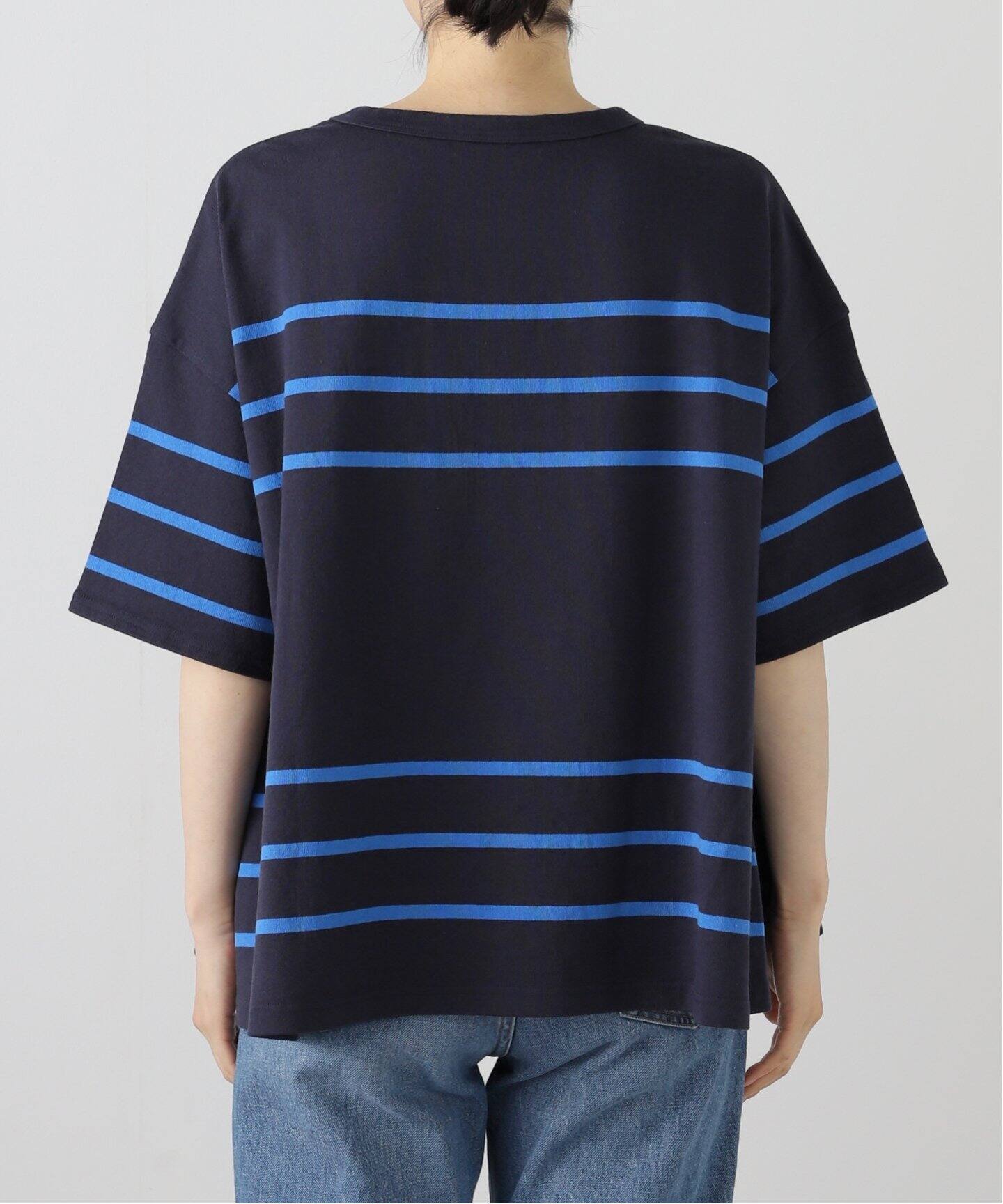 ボーダー タックフレアーT（Tシャツ／カットソー）｜journal standard