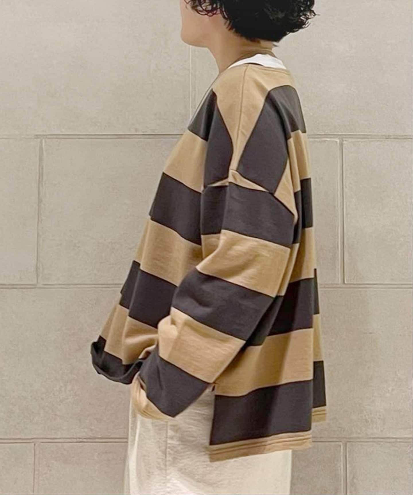 ボーダーワイドプル（Tシャツ／カットソー）｜journal standard luxe