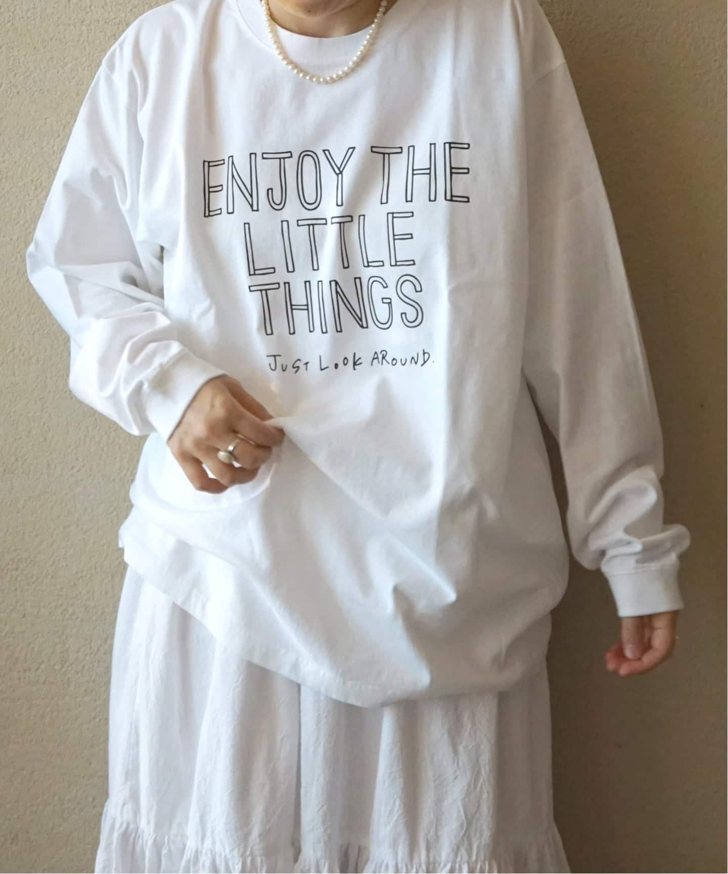 プリントロンT(ENJOY THE)（Tシャツ／カットソー）｜journal standard