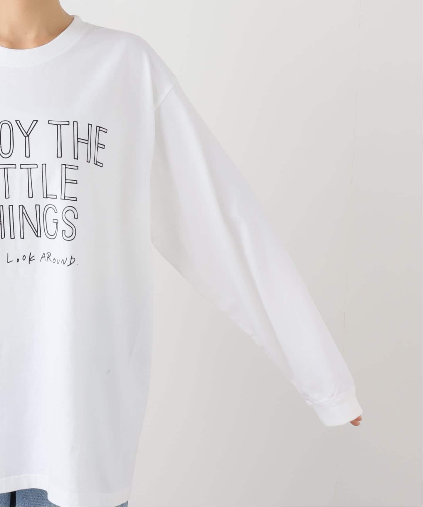 プリントロンT(ENJOY THE)（Tシャツ／カットソー）｜journal