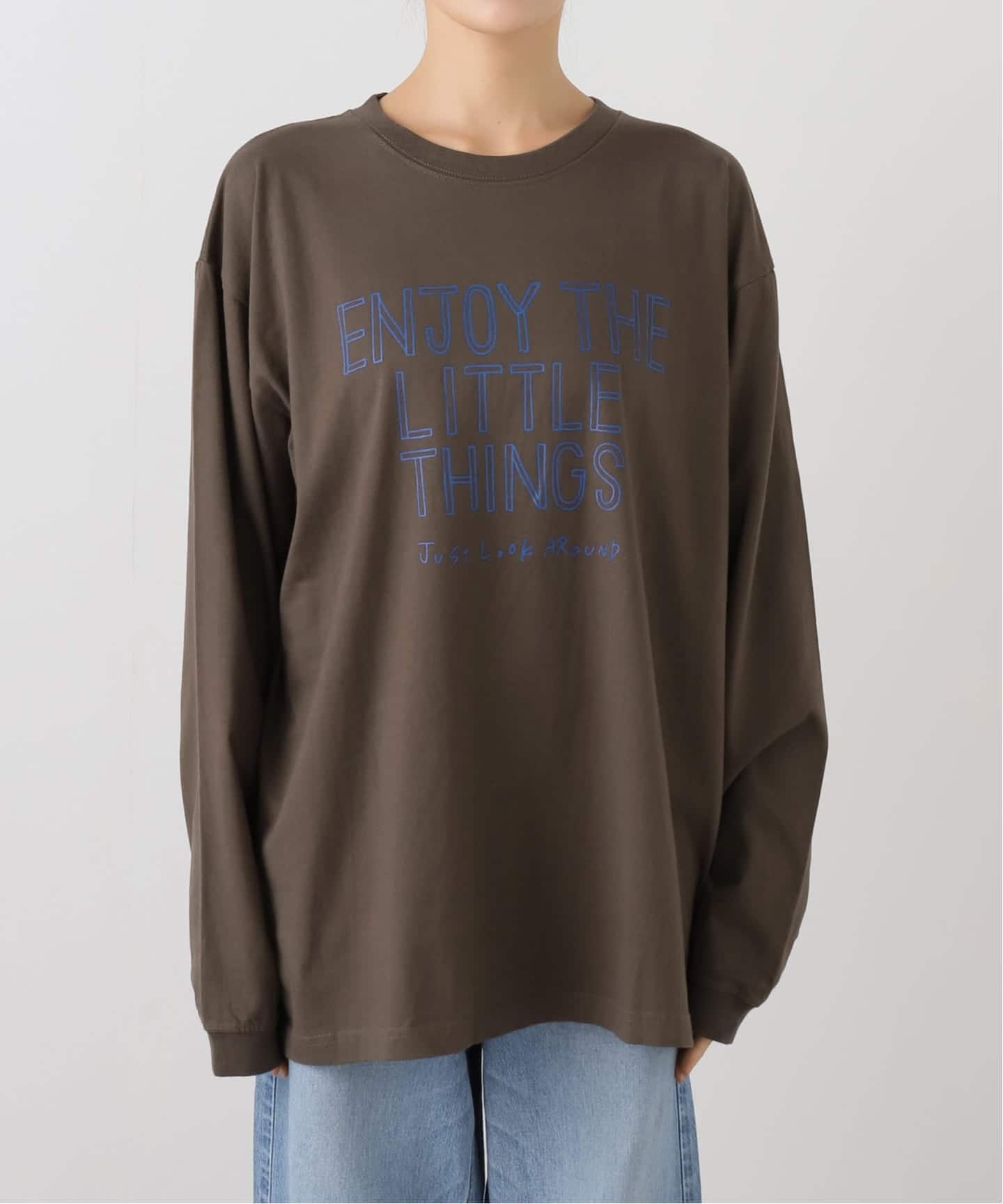 プリントロンT(ENJOY THE)（Tシャツ／カットソー）｜journal