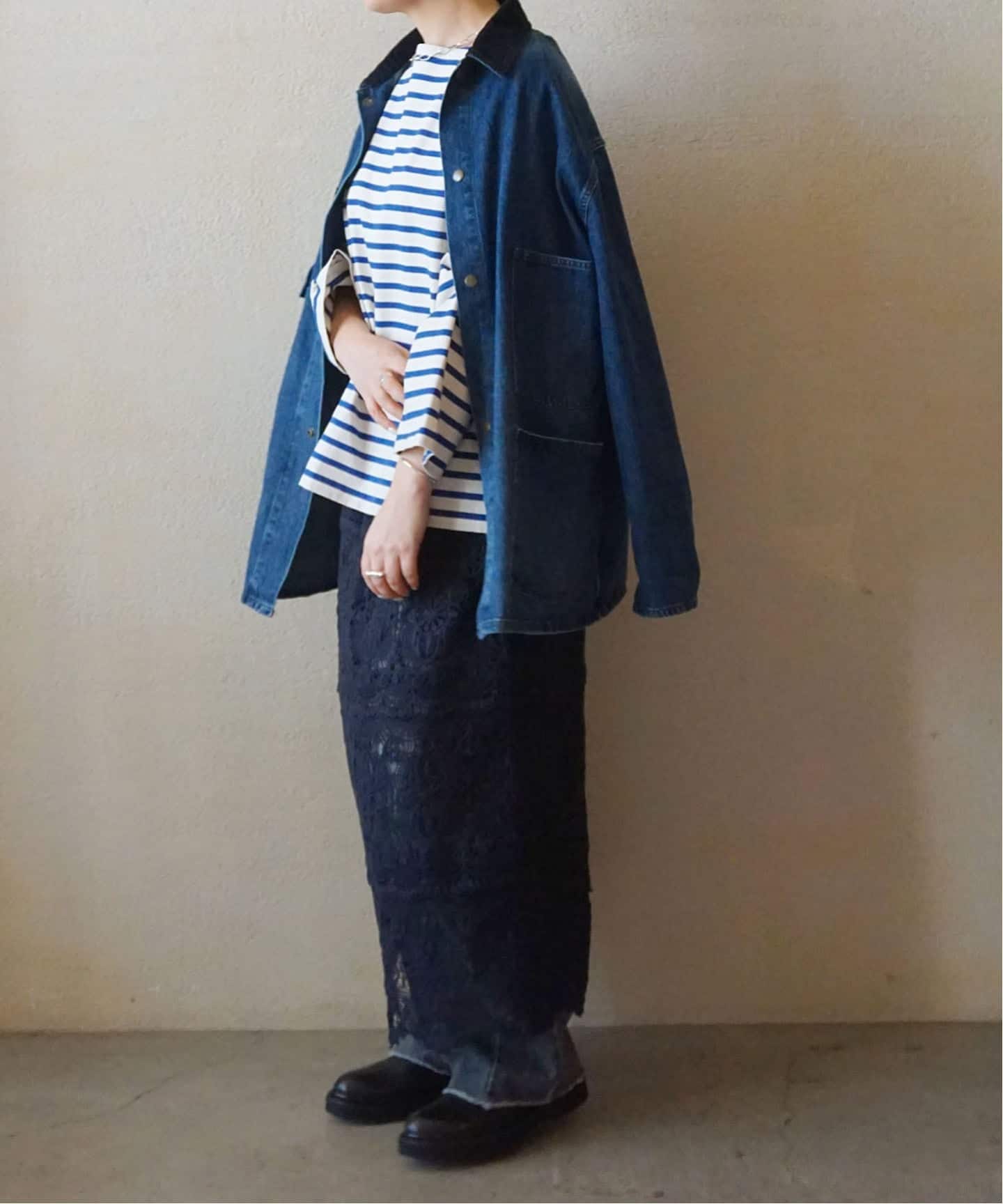 ボーダー ボートネックプル（Tシャツ／カットソー）｜journal standard