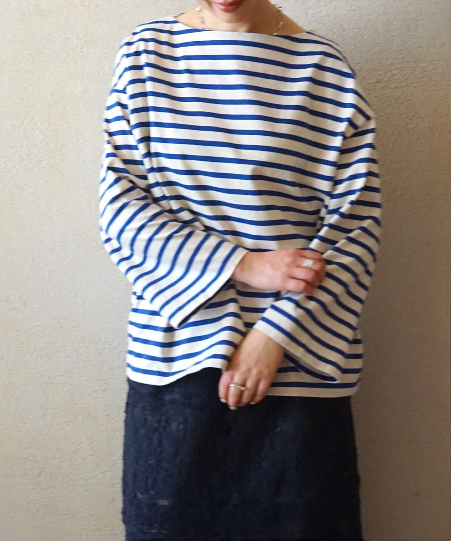 ボーダー ボートネックプル（Tシャツ／カットソー）｜journal standard