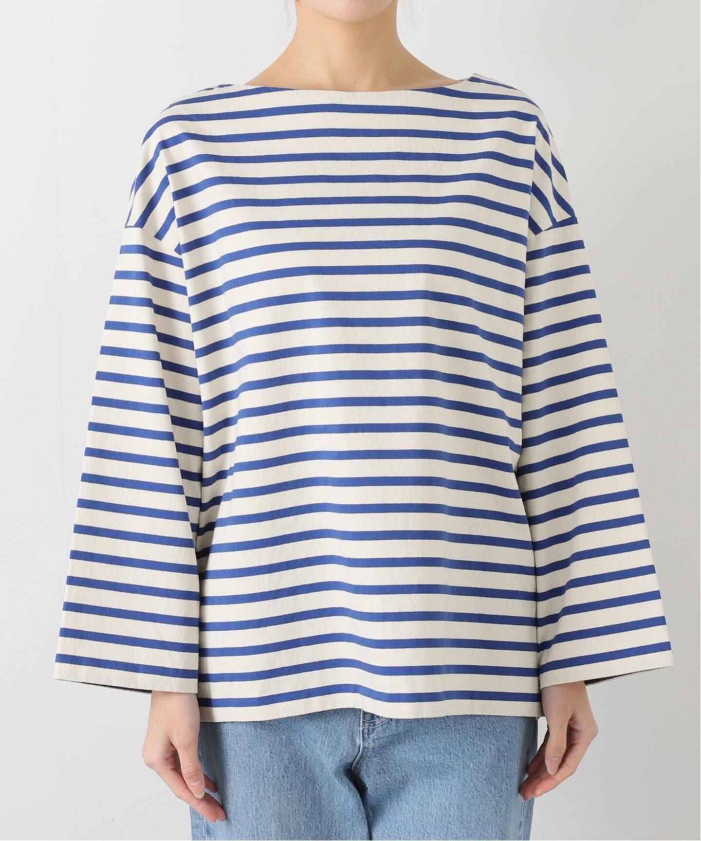 ボーダー ボートネックプル（Tシャツ／カットソー）｜journal standard