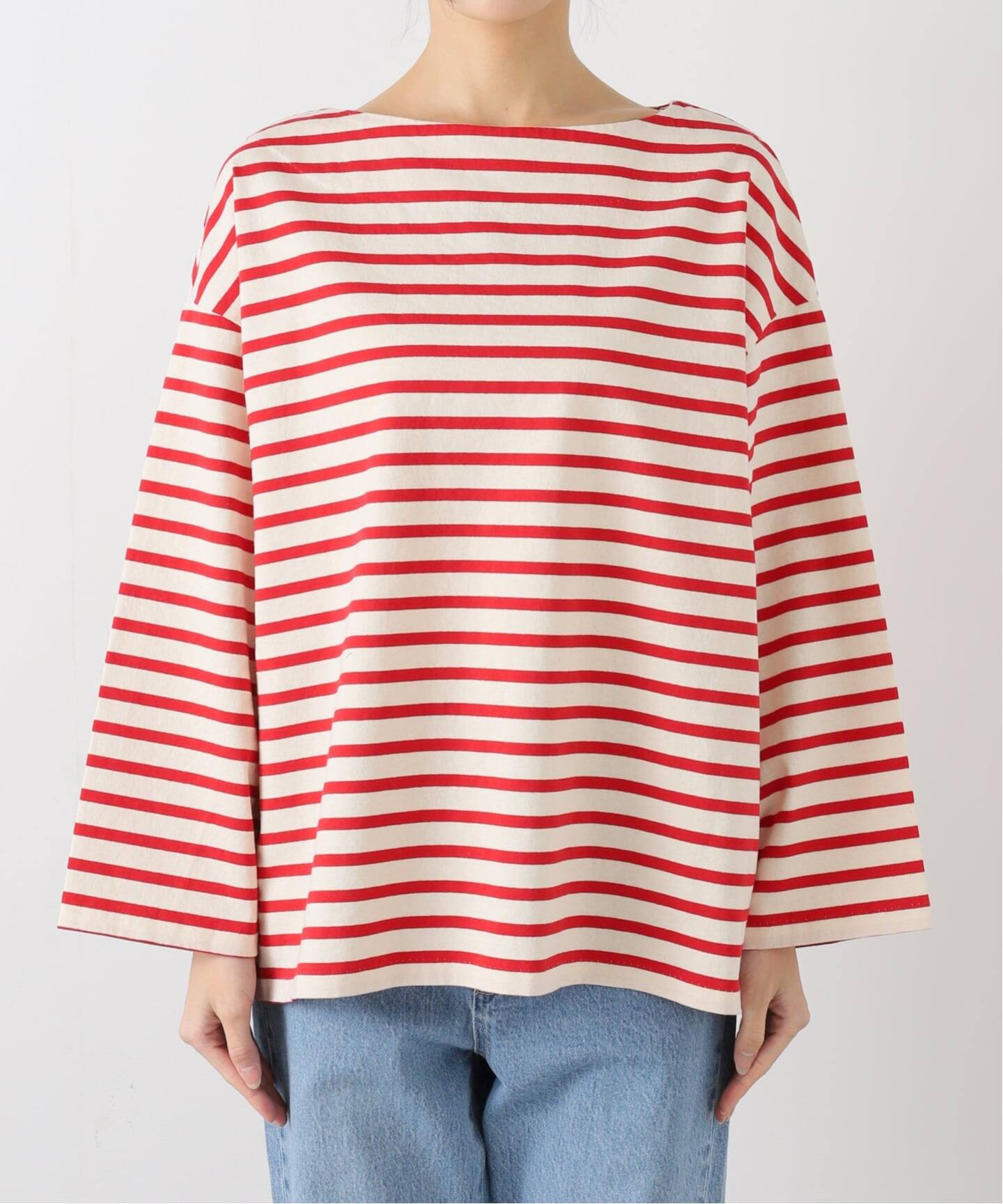 ボーダー ボートネックプル（Tシャツ／カットソー）｜journal standard 