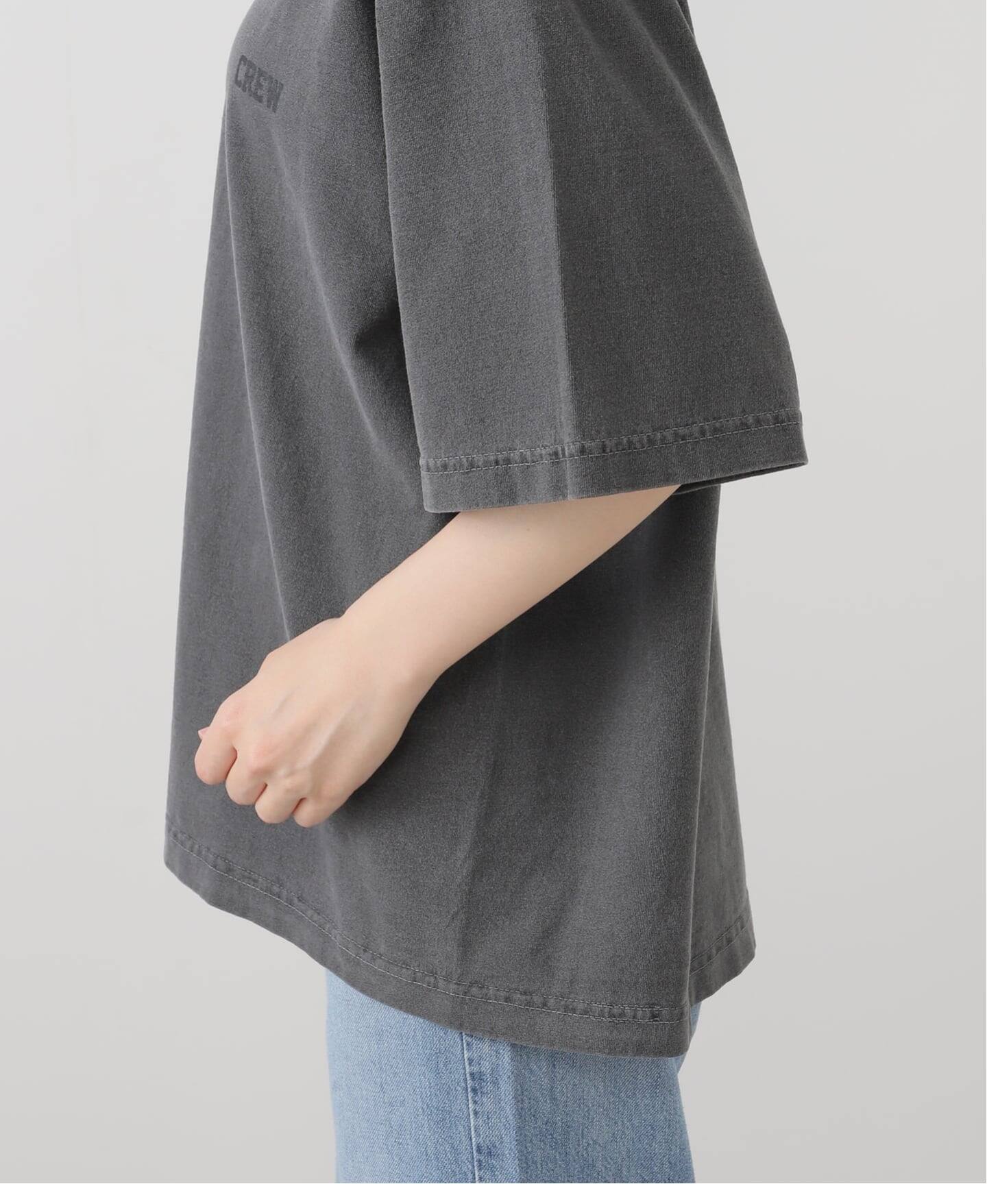 JOURNAL STANDARD LUXE Tシャツ 半袖 グレー プリントT(CREW)（Tシャツ／カットソー）｜journal standard