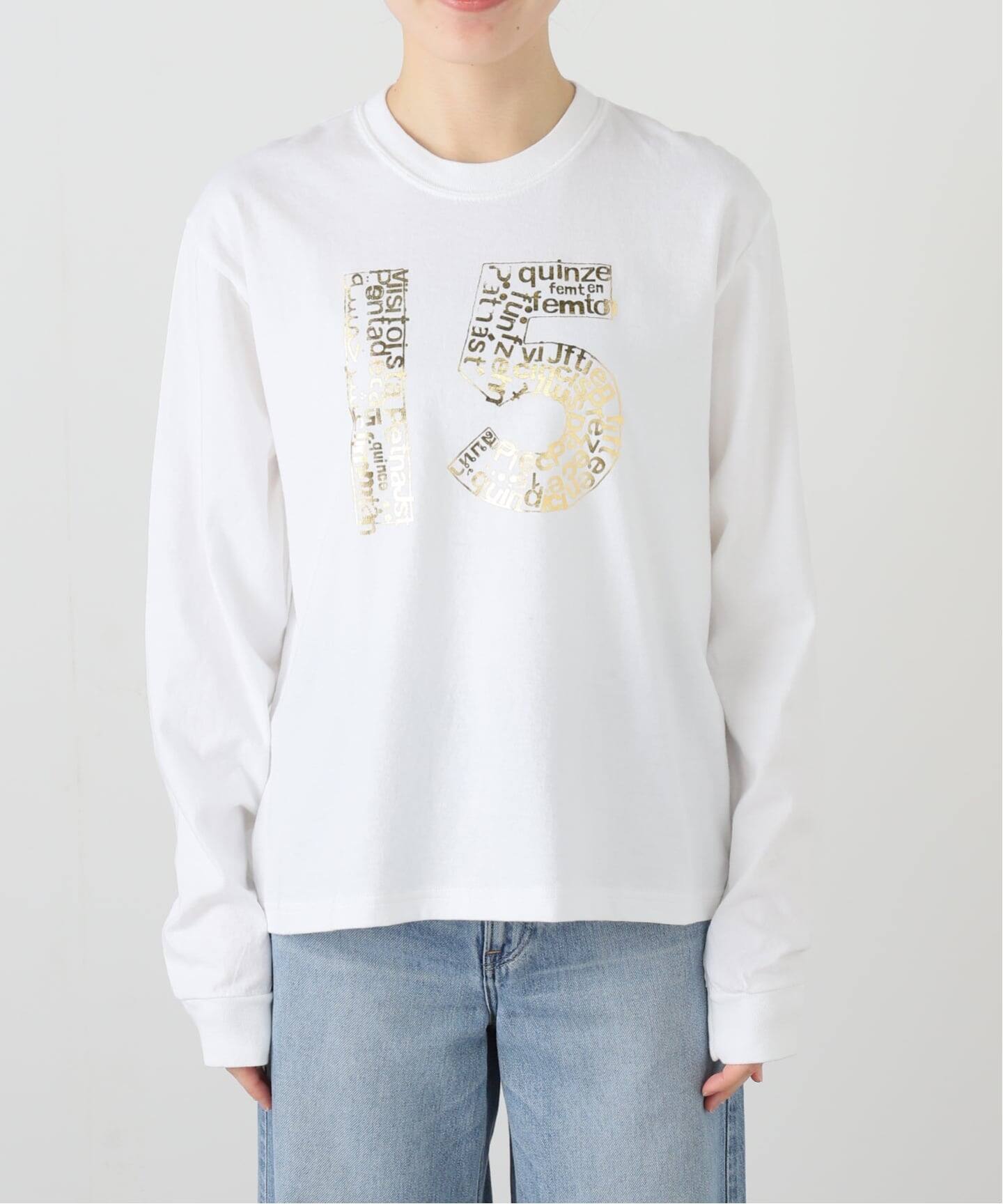 新品 journal standard luxe 限定 ロンT 白 プリントロンT omote15th（Tシャツ／カットソー）｜journal standard