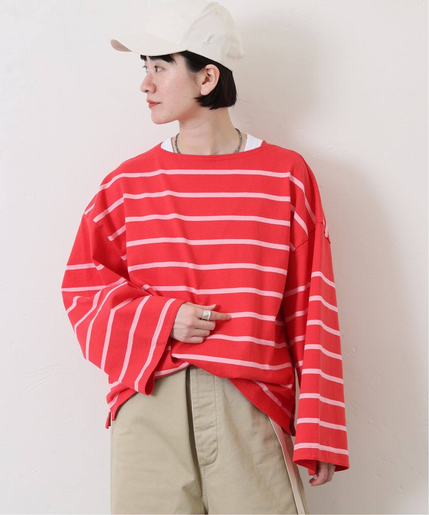 journal standard luxe カットソー レッド サイズ:FREE / 25春夏  