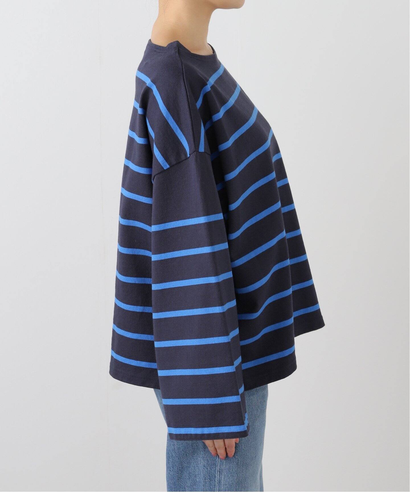journal standard luxe モックネック　ボーダー　tシャツ journal standard luxe モックネック ボーダー tシャツ ドライ