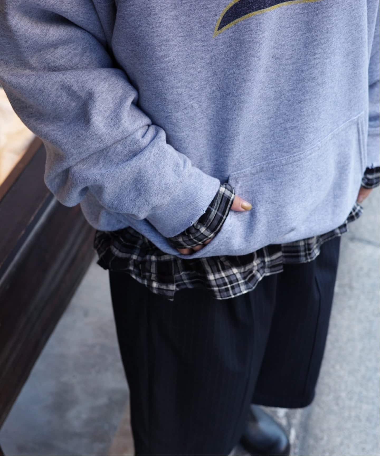 Print Damage Hoodie（パーカー）｜journal standard luxe（ジャーナル