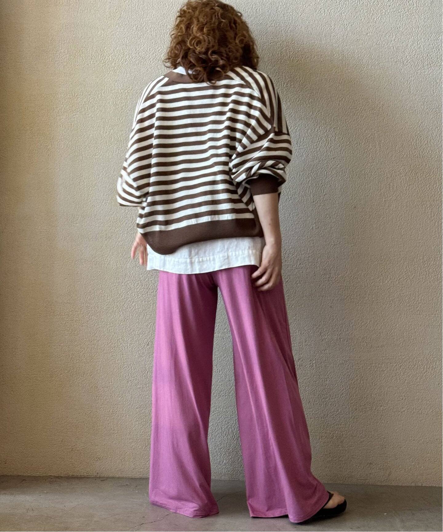 SUNDAY IN BED】EASY WIDE PANTS（ジャージ／トラックパンツ