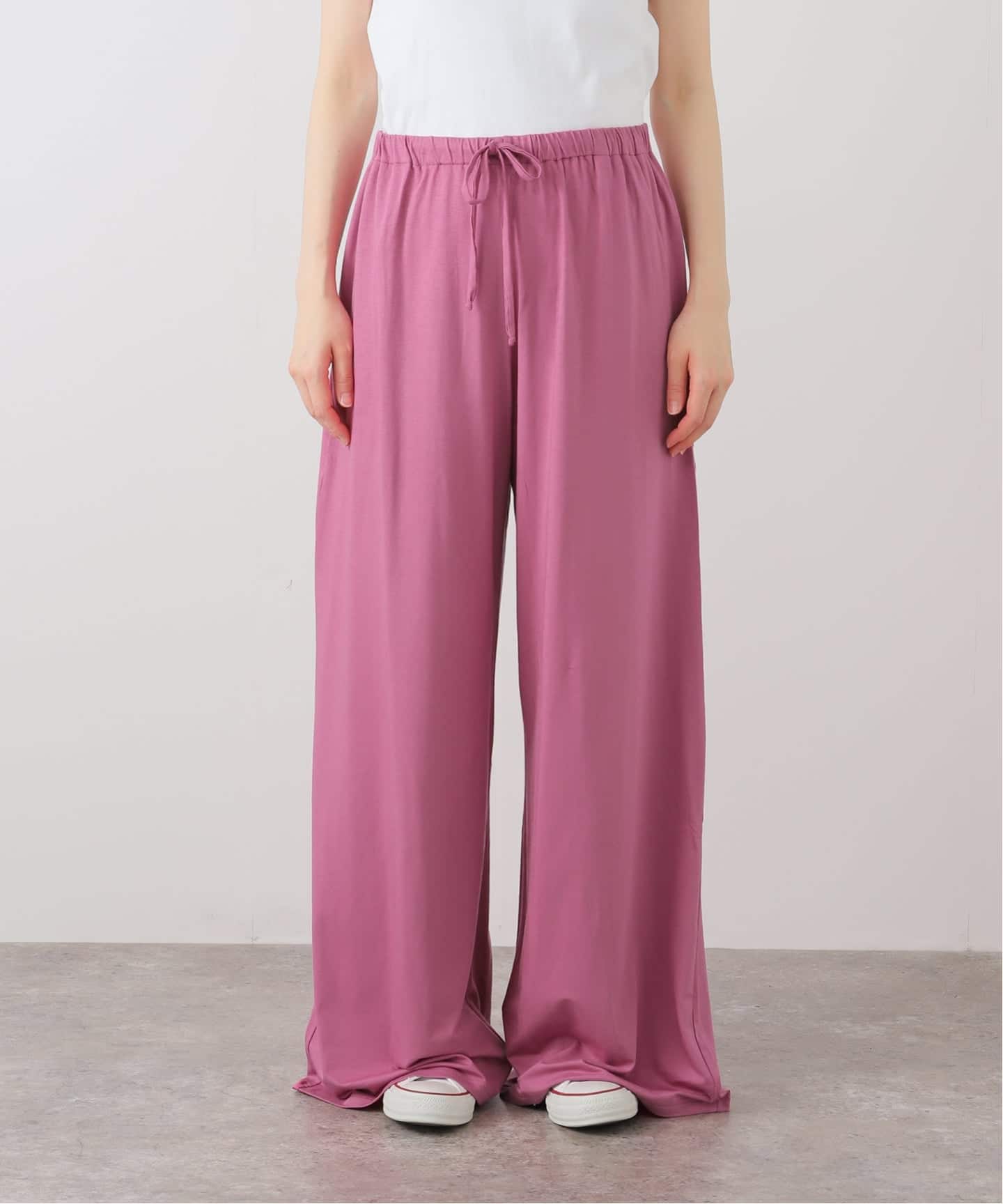 SUNDAY IN BED】EASY WIDE PANTS（ジャージ／トラックパンツ