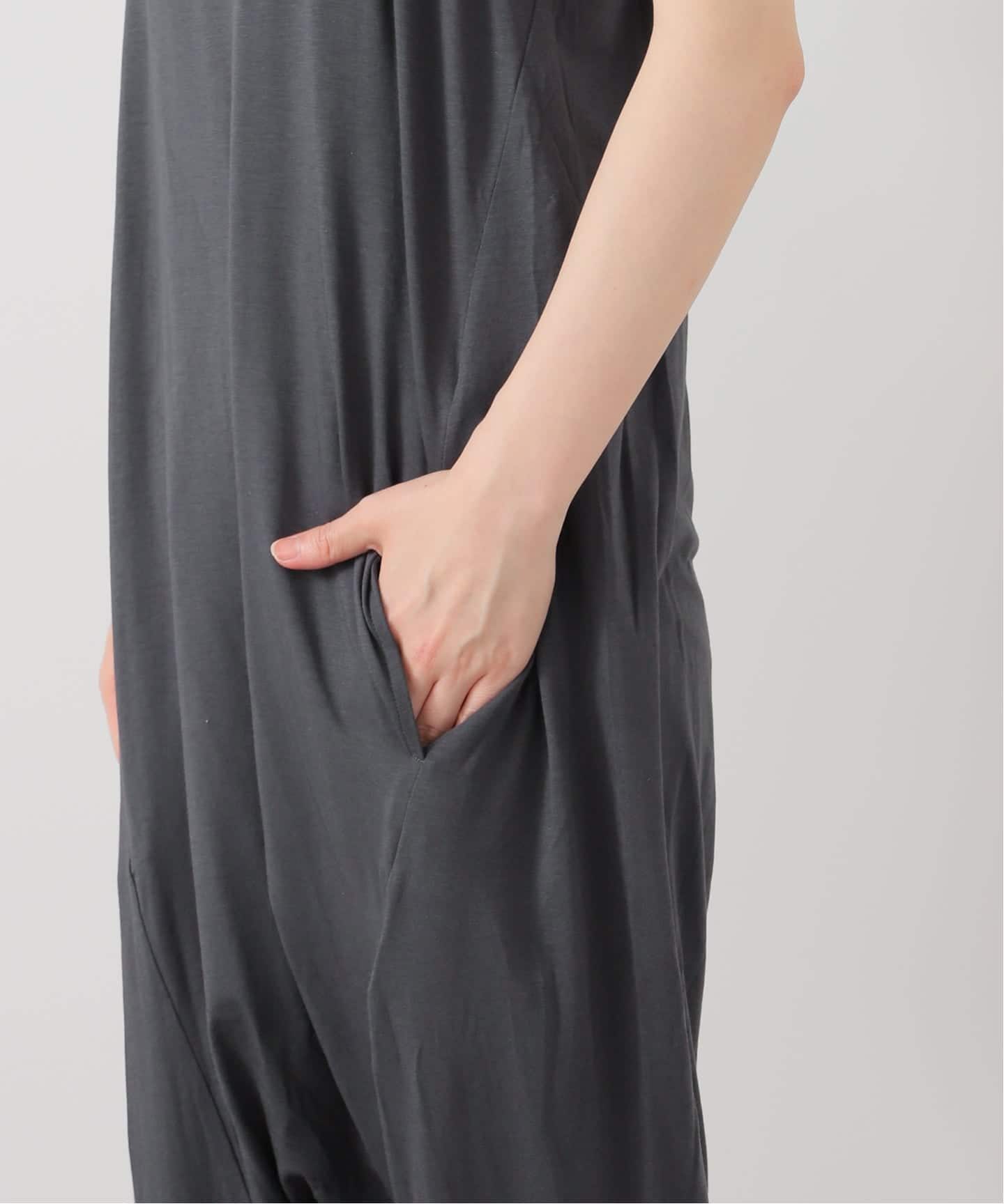 JOURNALSTANDARD コットンブラックオールインワン　oo371 JOURNAL STANDARD - JOURNALSTANDARD コットンブラック