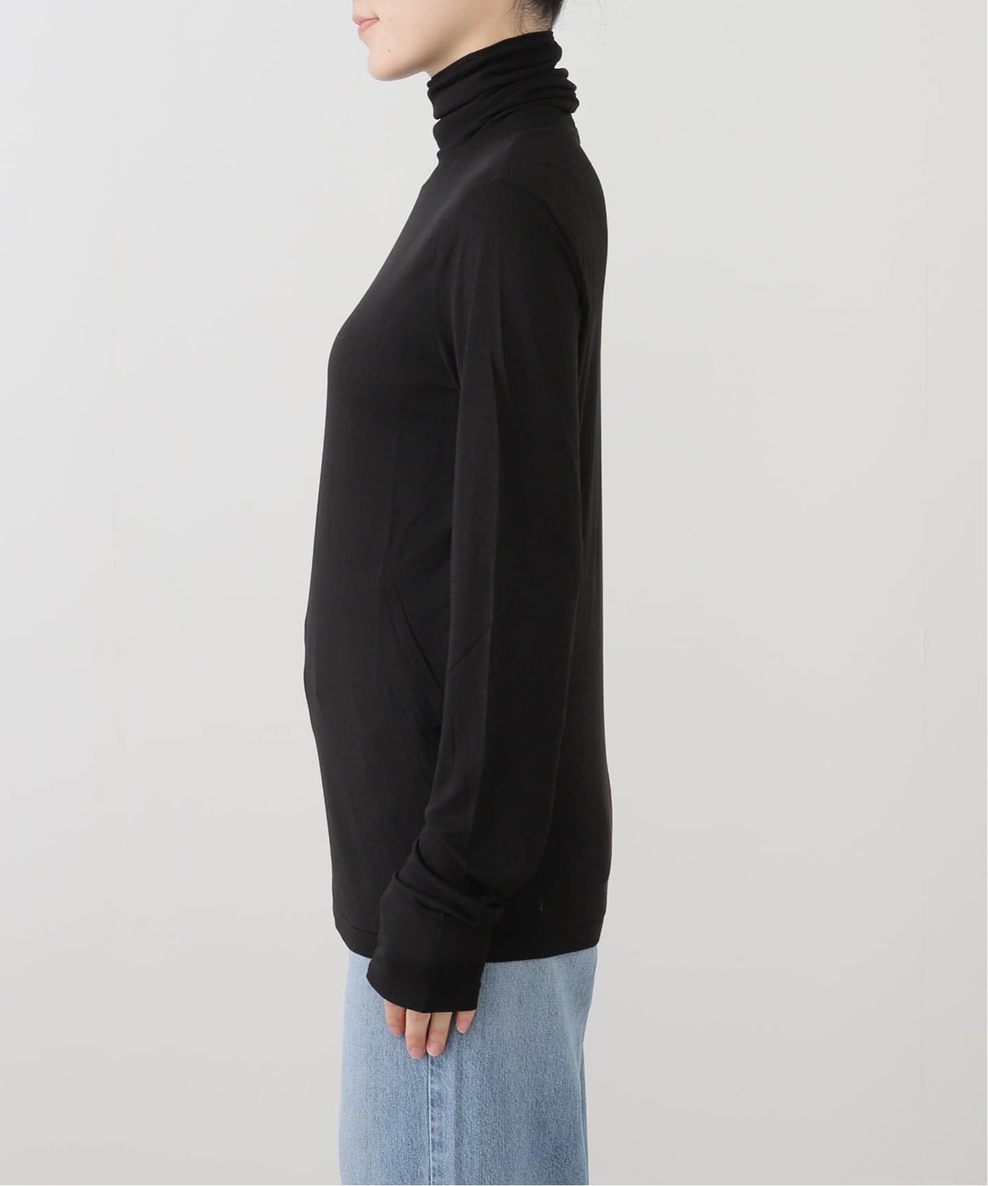 ATON】MODAL SILK JERSEY TURTLENECK（Tシャツ／カットソー）｜journal