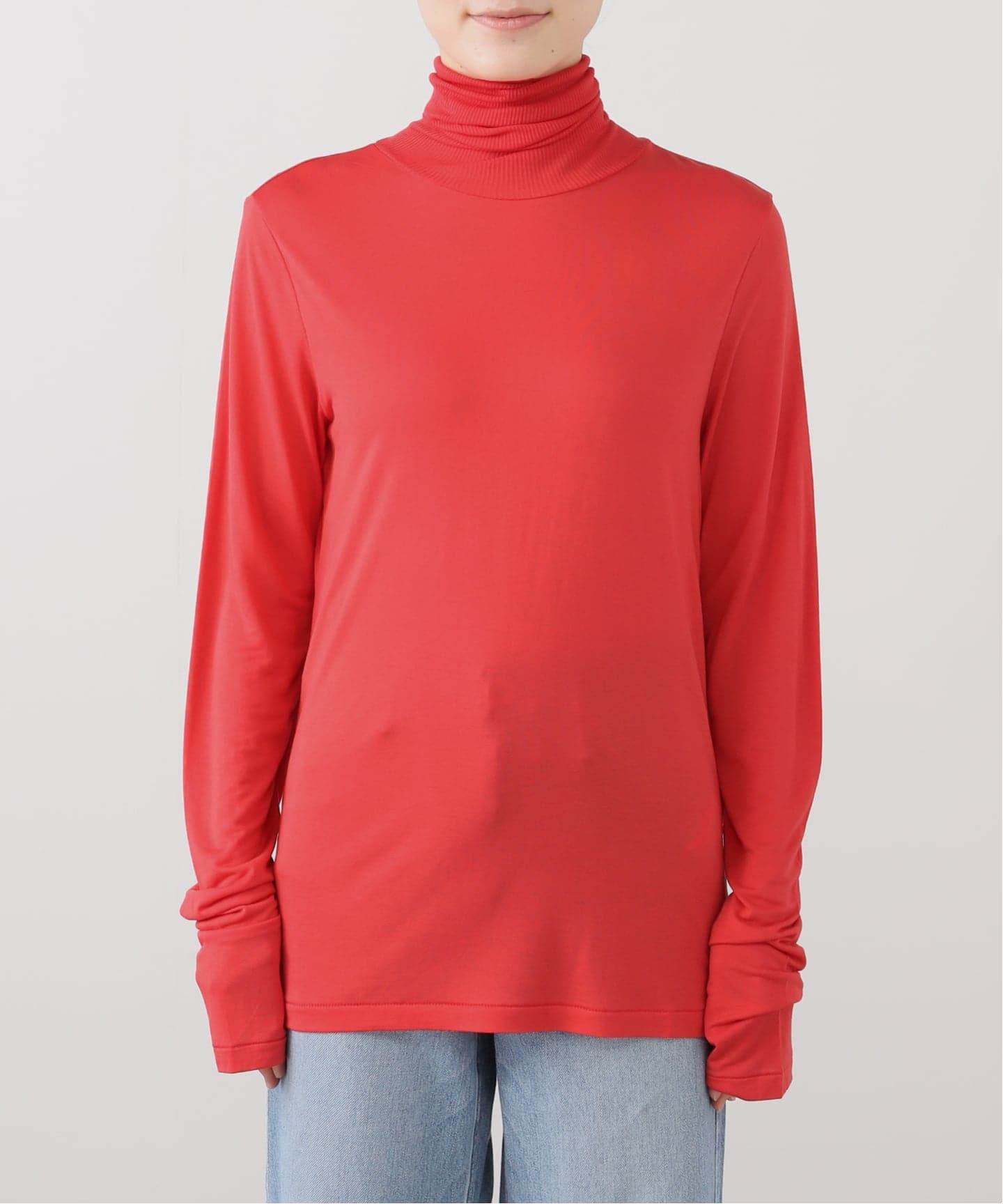 ATON】MODAL SILK JERSEY TURTLENECK（Tシャツ／カットソー）｜journal