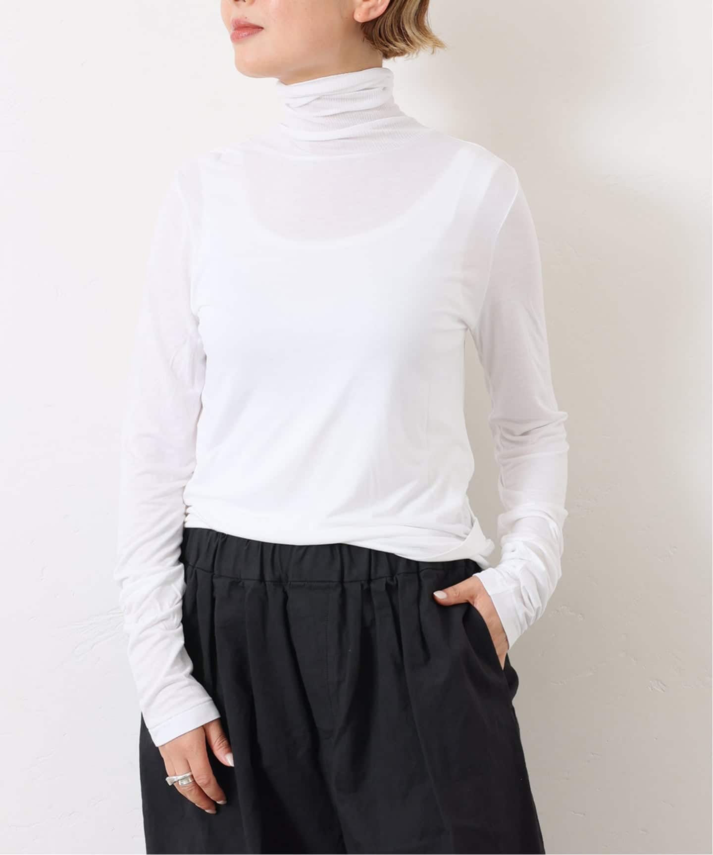 ジャーナルスタンダードラックス Goodwear ロゴTベージュ プリントT(GoodnicE)（Tシャツ/カットソー）｜JOURNAL STANDARD