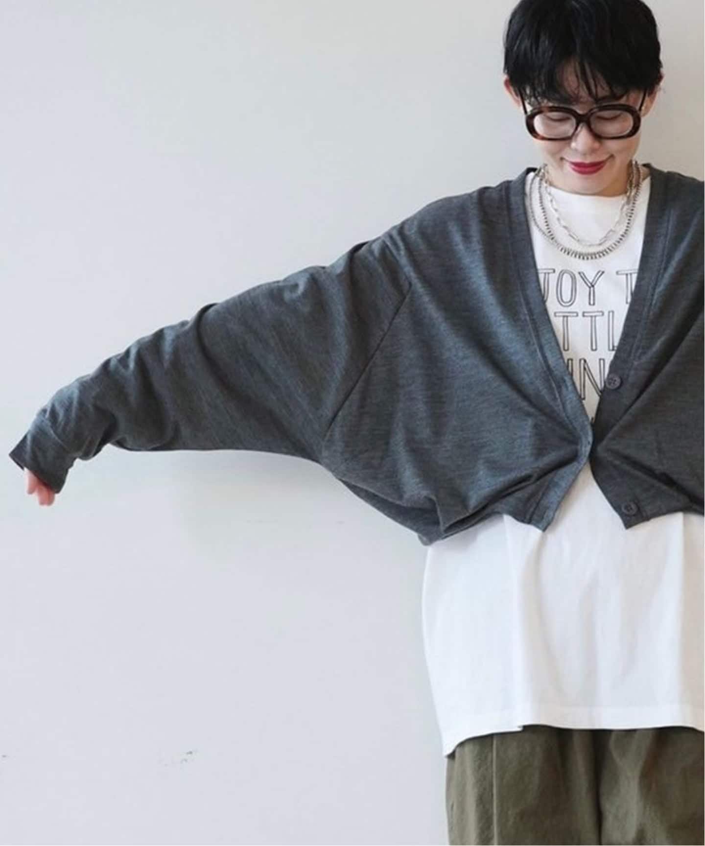 【値下中】journal standard luxe グレー カーディガン