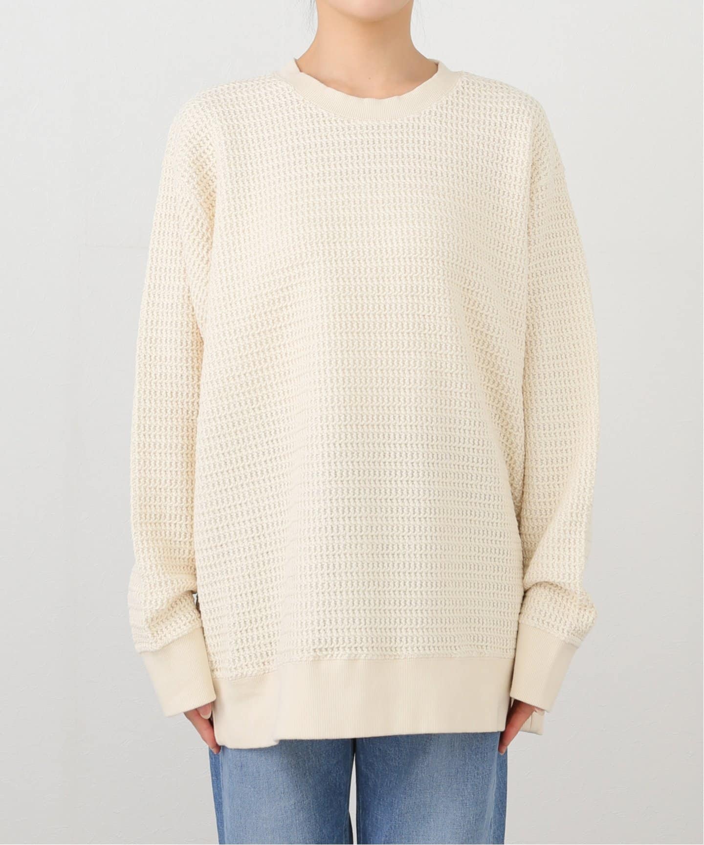 ジャーナルスタンダード　ラックススウェット ts(s)】 Russell Knitting Crew Neck Sweatsh（スウェット