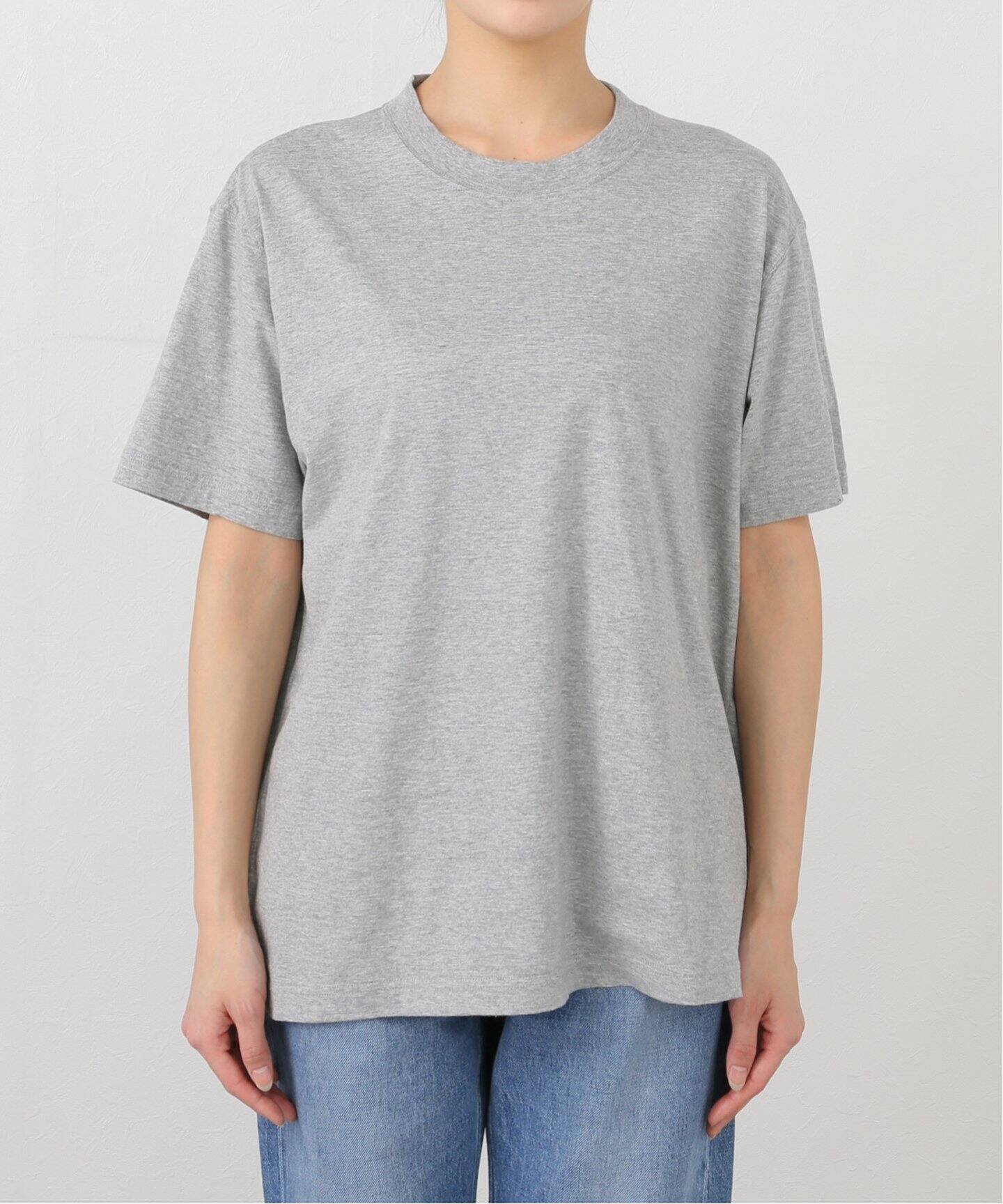JOURNAL STANDARD LUXE Tシャツ 半袖 グレー ts(s)】Cotton Jersey Crew Neck T（Tシャツ／カットソー