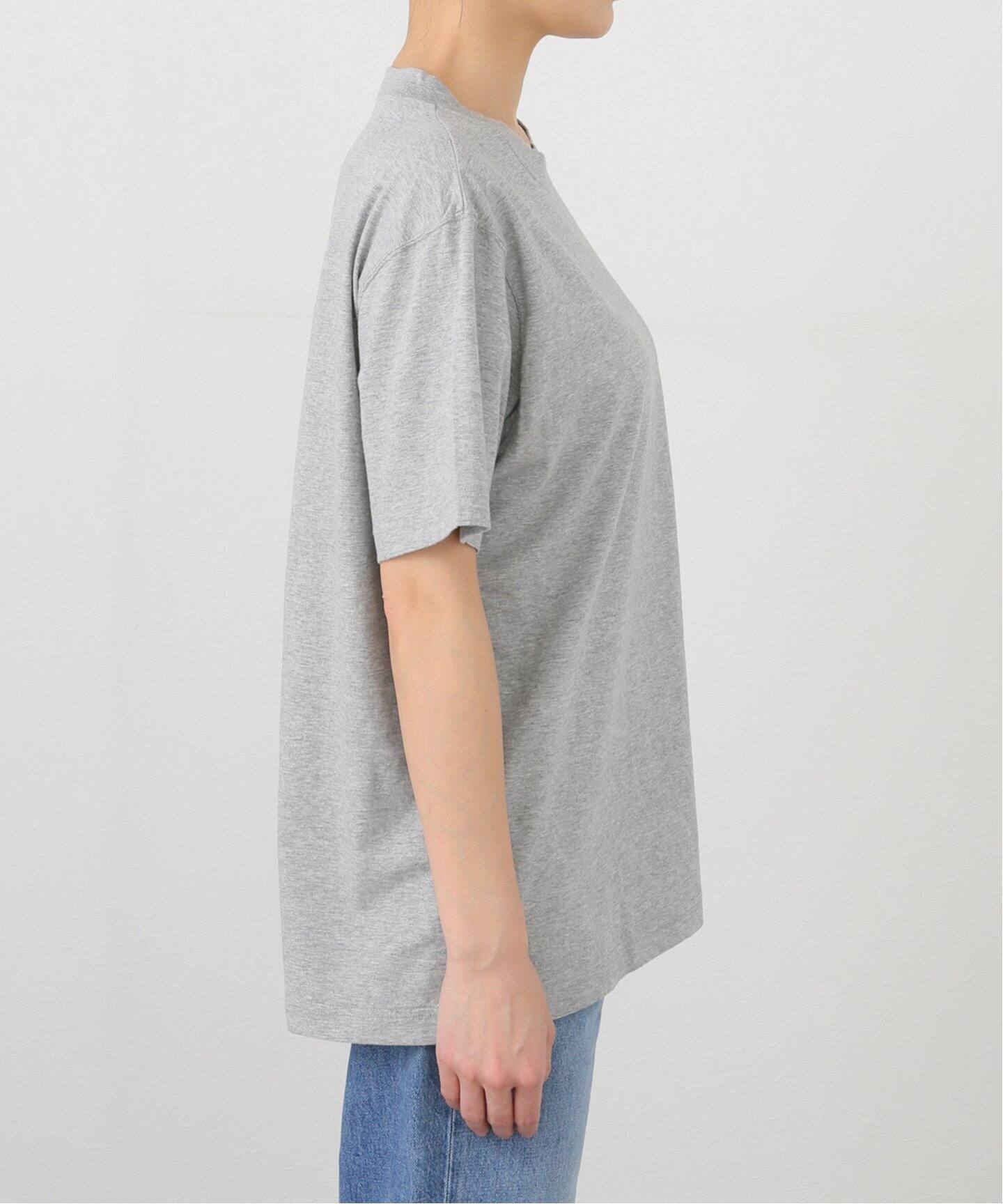 JOURNAL STANDARD LUXE Tシャツ 半袖 グレー ts(s)】Cotton Jersey Crew Neck T（Tシャツ／カットソー