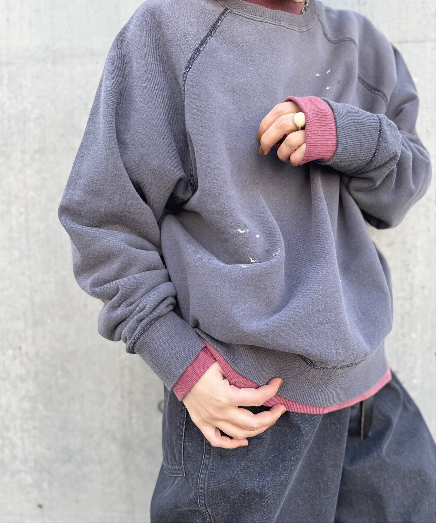 chimala】 for luxe PAINT SWEAT CREW TOP（スウェット）｜journal 