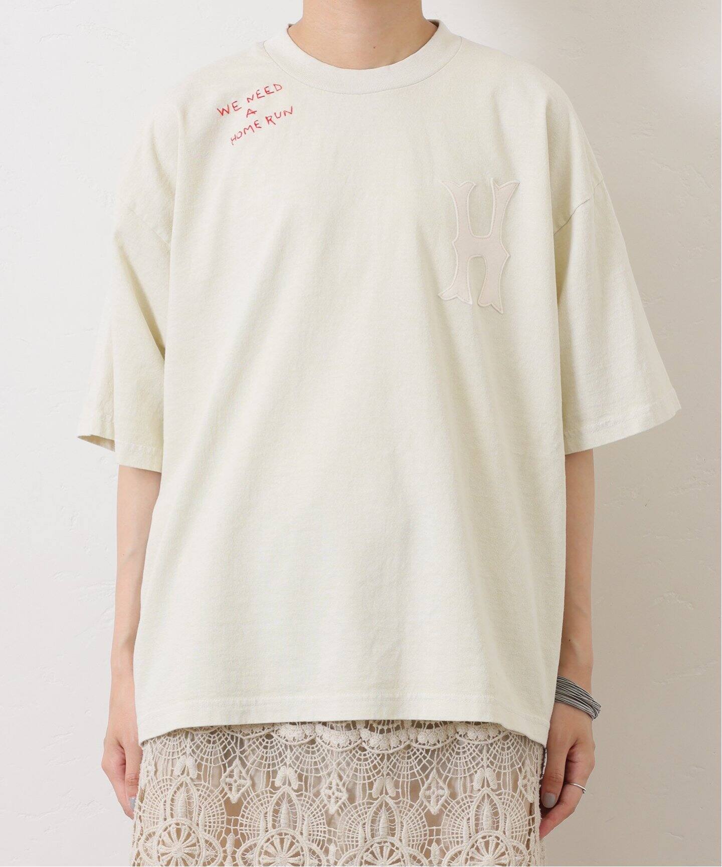 journal standard luxe HARiペイントTシャツ　ホワイト journal standard luxe HARiペイントTシャツ ホワイト JOURNAL