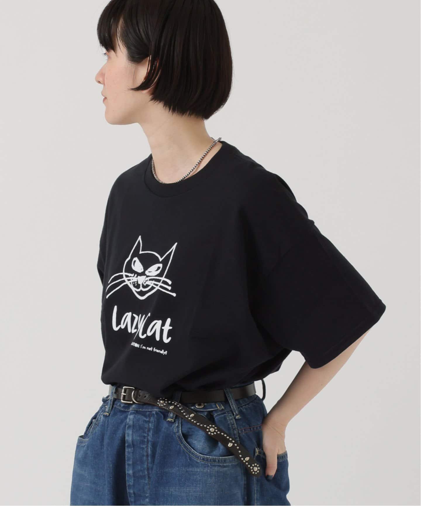 ラックス✖️チマラ記念Tシャツ 追加》CHIMALA LAZY CAT TEE (NEW)（Tシャツ／カットソー