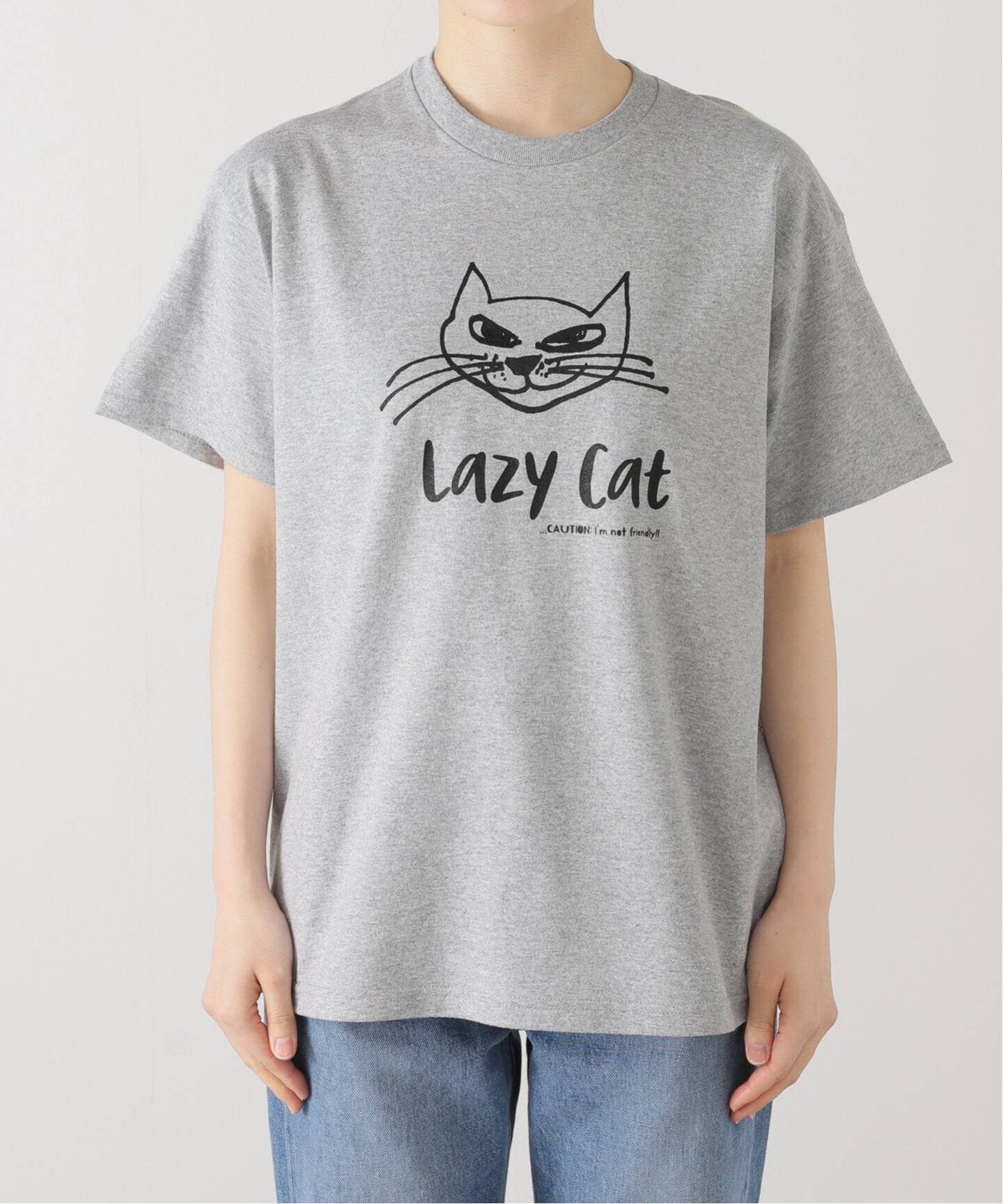 追加》CHIMALA LAZY CAT TEE (NEW)（Tシャツ／カットソー