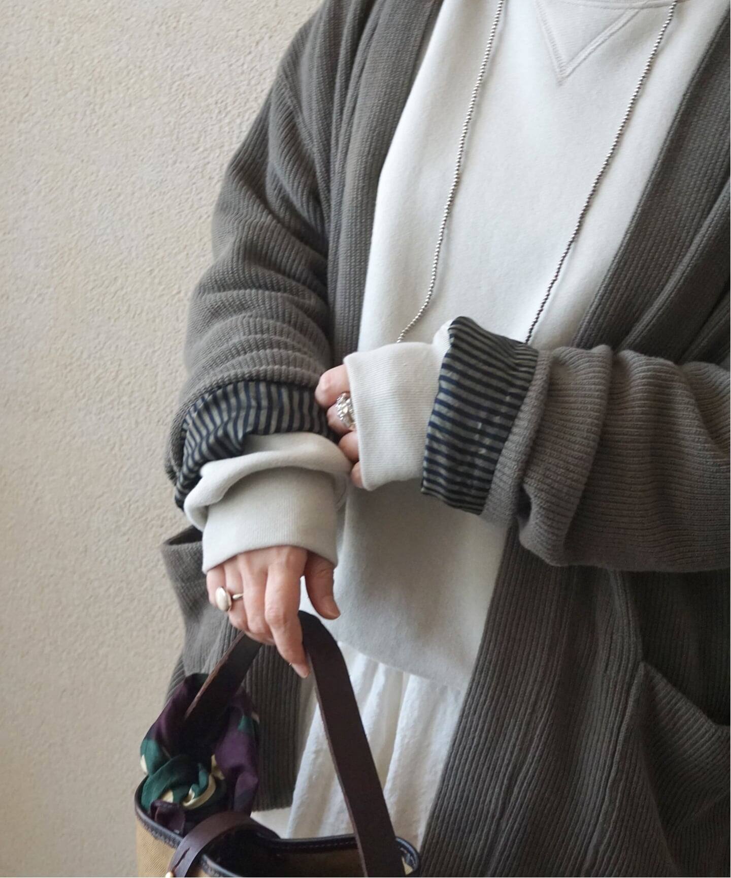 ts(s)】Jersey Lined Easy Cardigan（カーディガン）｜journal