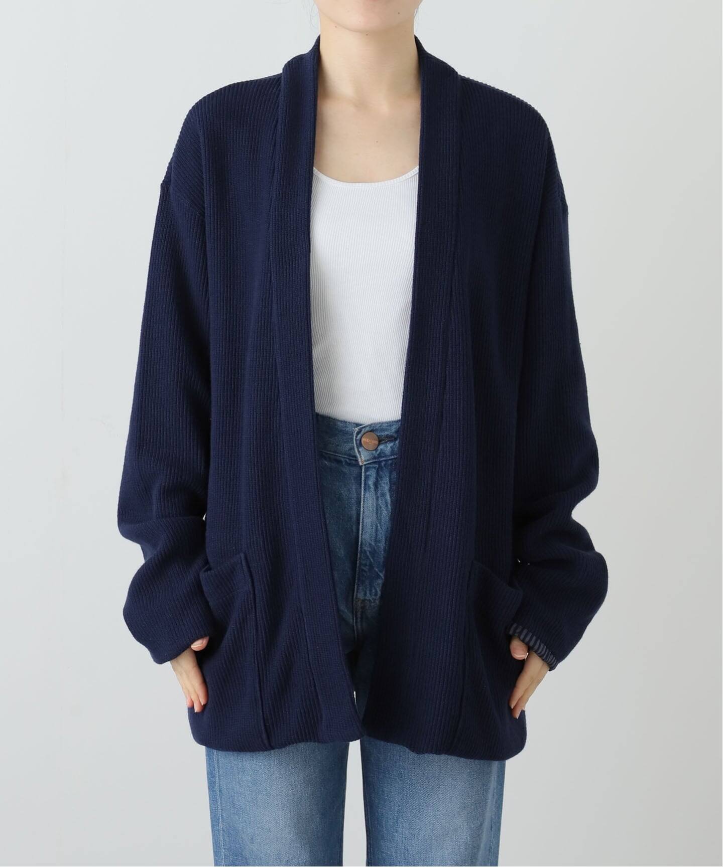 ts(s)】Jersey Lined Easy Cardigan（カーディガン）｜journal