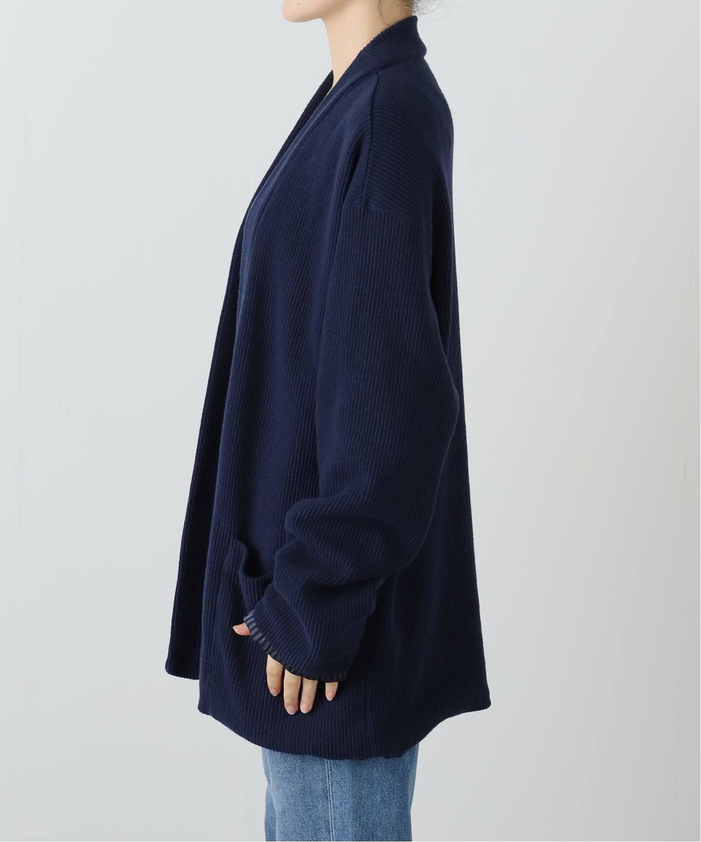 ジャーナルスタンダードラックス　DECEMBERカーディガン ts(s)】Jersey Lined Easy Cardigan（カーディガン）｜journal