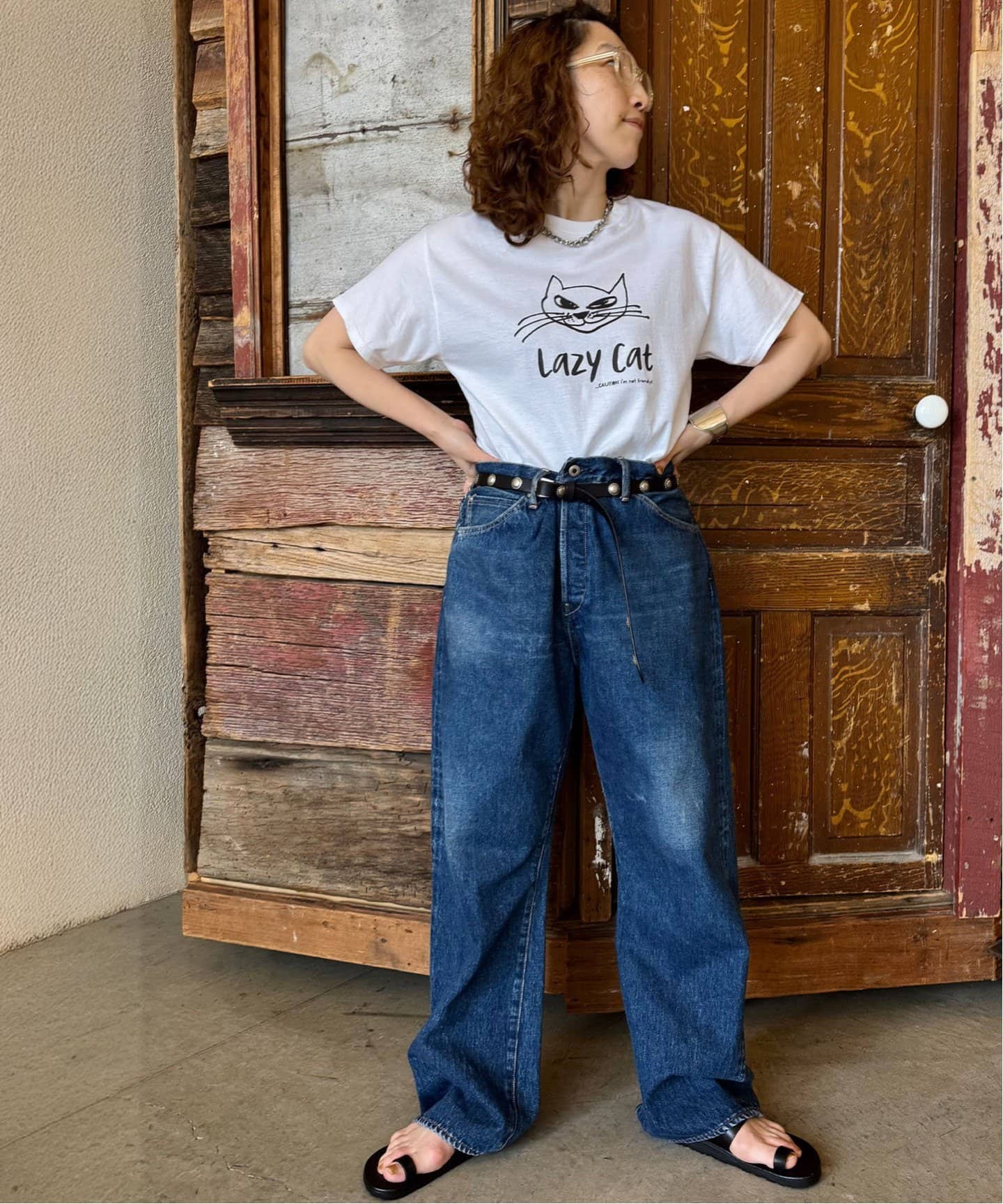 chimala】 LAZY CAT TEE（Tシャツ／カットソー）｜journal