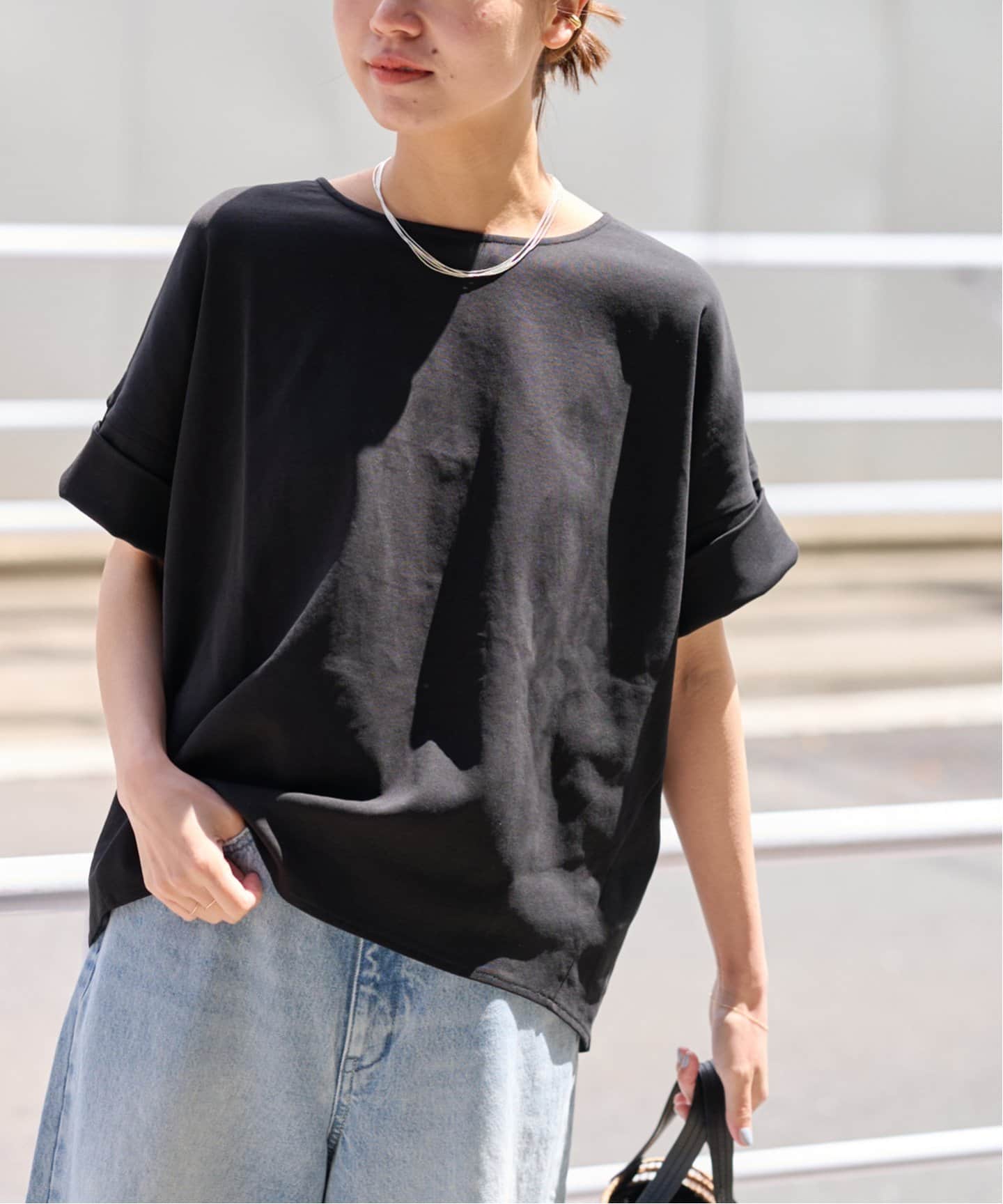 追加2》ADDICTポンチクルーネックタックプルオーバー（Tシャツ