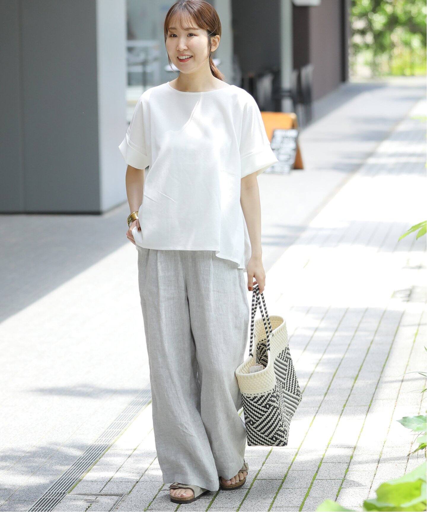 追加2》ADDICTポンチクルーネックタックプルオーバー（Tシャツ
