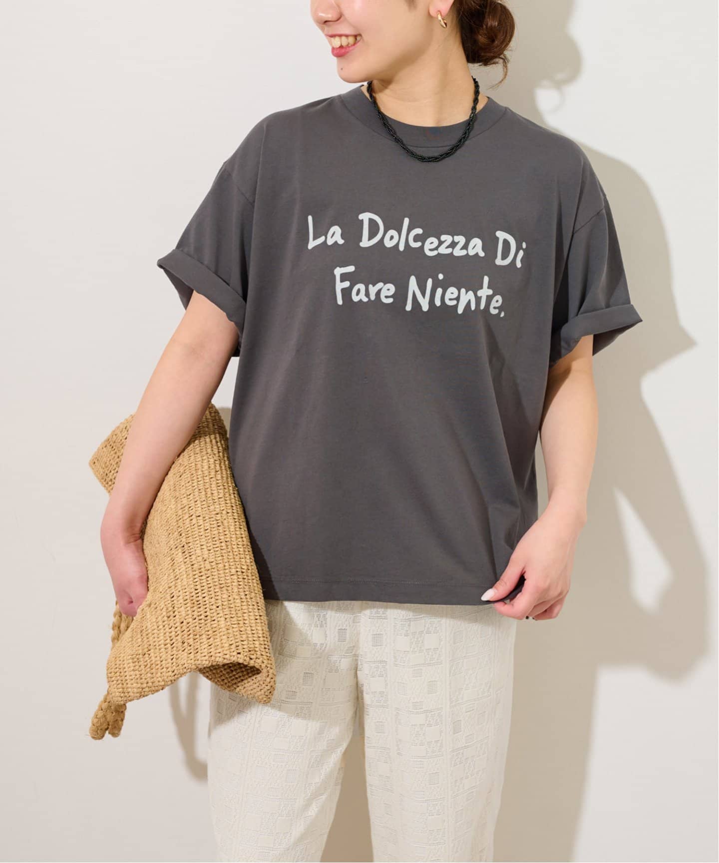 ★【 】★コットン ロゴ Tシャツ★ 吸水速乾/接触冷感】＜コラボプリントT>ロゴプリントTシャツ