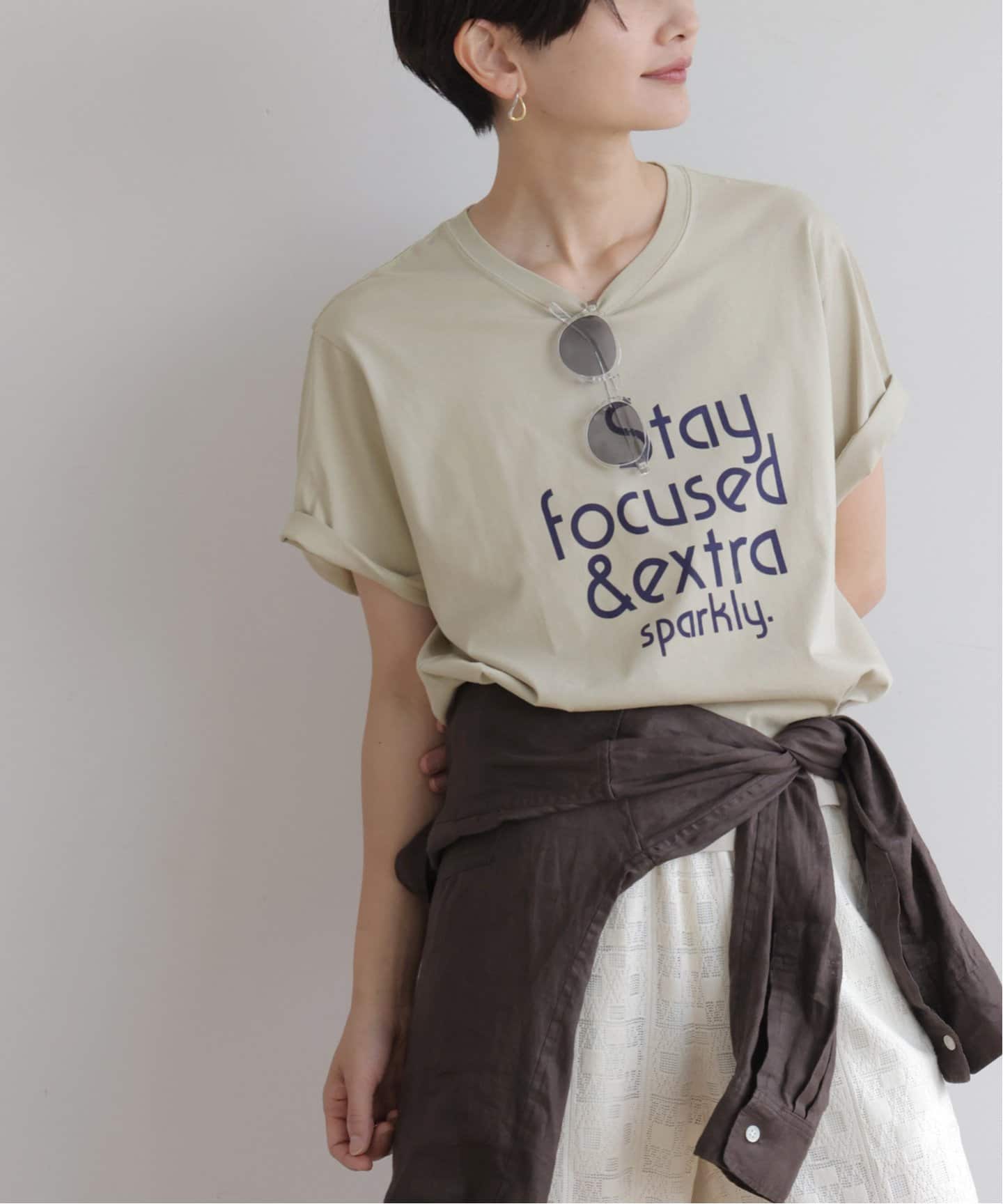 Stay focusロゴTEE