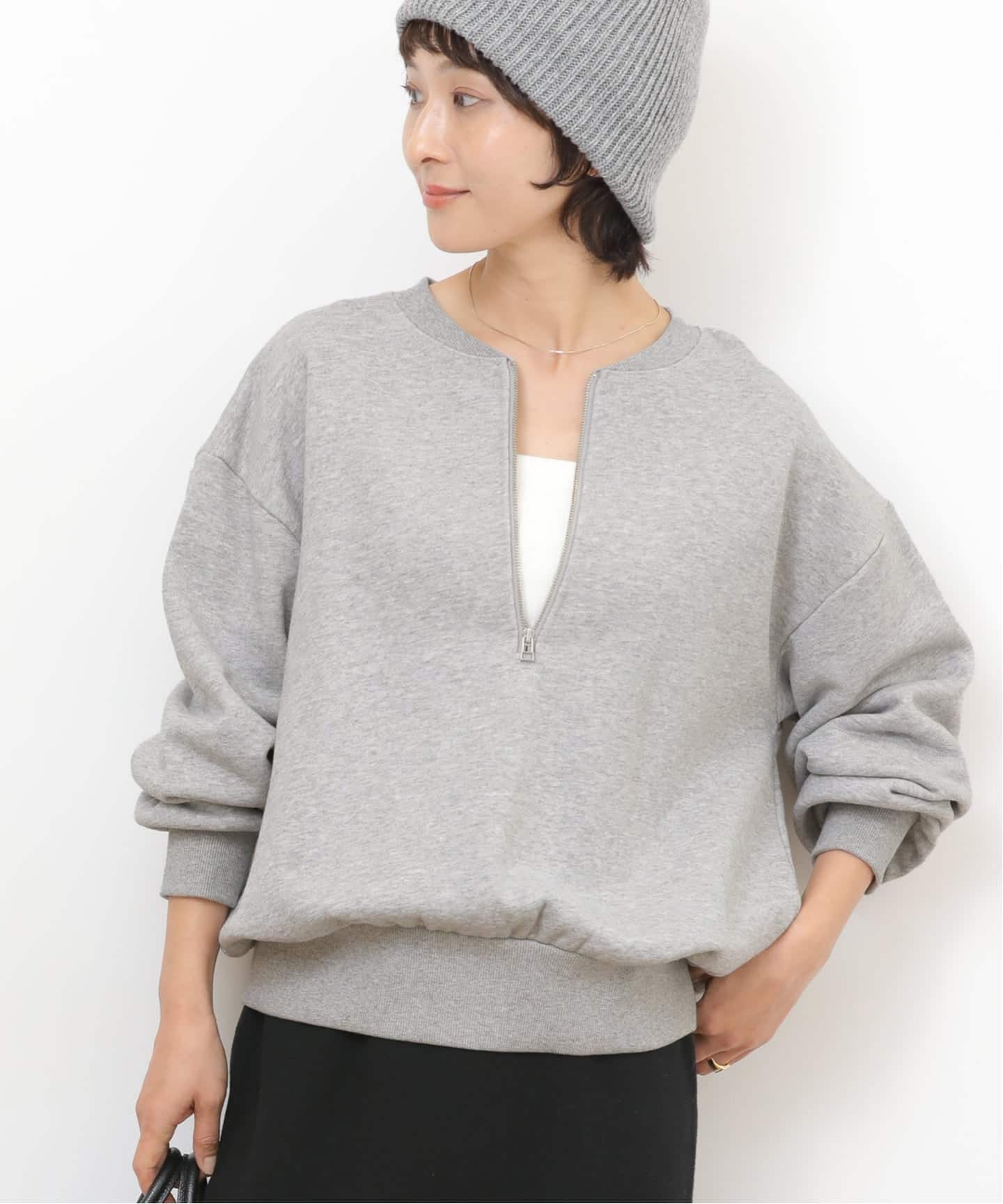 JOURNAL STANDARD relume ハーフジップノーカラースウェット WEB限定》ハーフジップノーカラースウェット（スウェット）｜JOURNAL