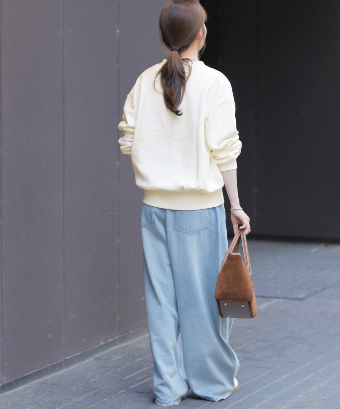 WEB限定》ハーフジップノーカラースウェット（スウェット）｜JOURNAL