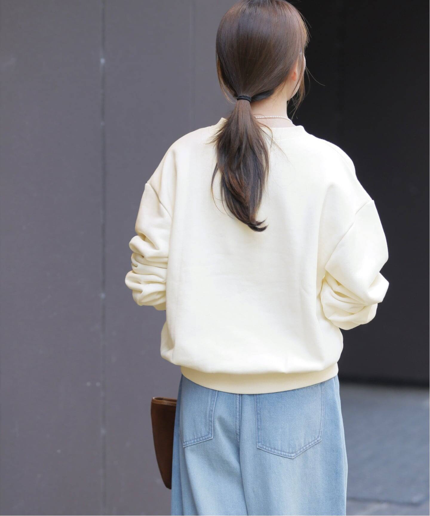 WEB限定》ハーフジップノーカラースウェット（スウェット）｜JOURNAL