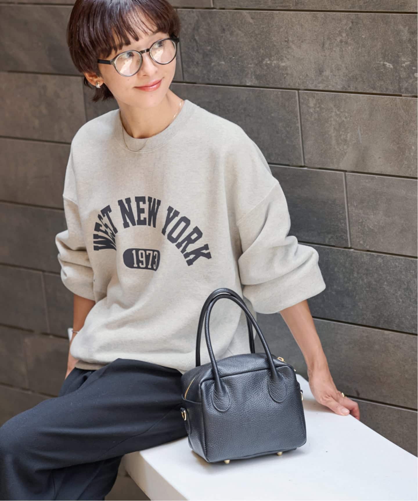 ヴィンテージライクカレッジロゴスウェット（スウェット）｜JOURNAL